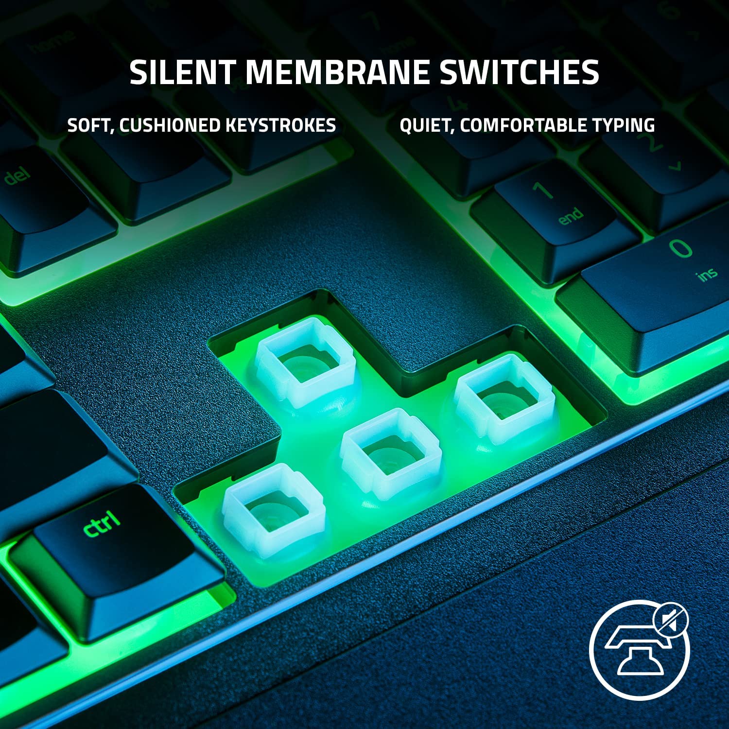 Teclado Gamer Razer Ornata V3 X Membrana Negro – imagen 2