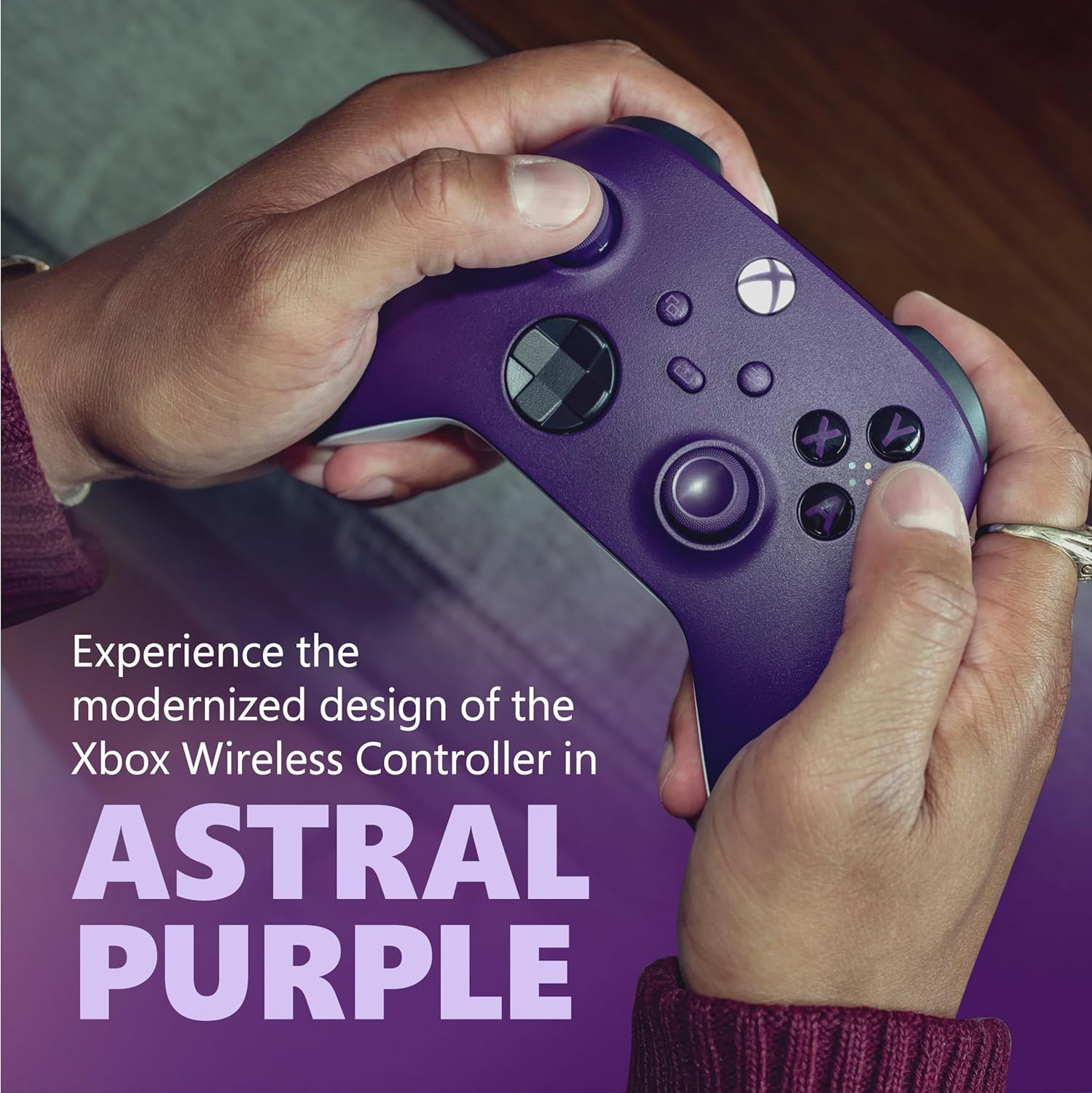 Control inalámbrico Microsoft Xbox Wireless Controller Series X|S Astral – imagen 3