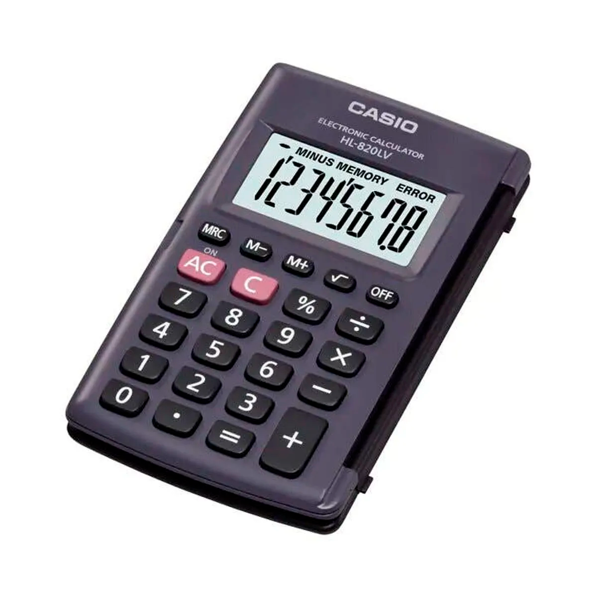 Calculadora De Bolsillo Casio Hl-820lv-Bk Negro