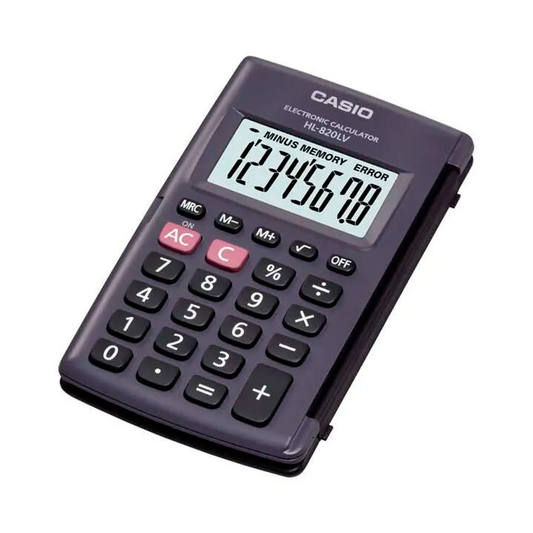 Calculadora De Bolsillo Casio Hl-820lv-Bk Negro
