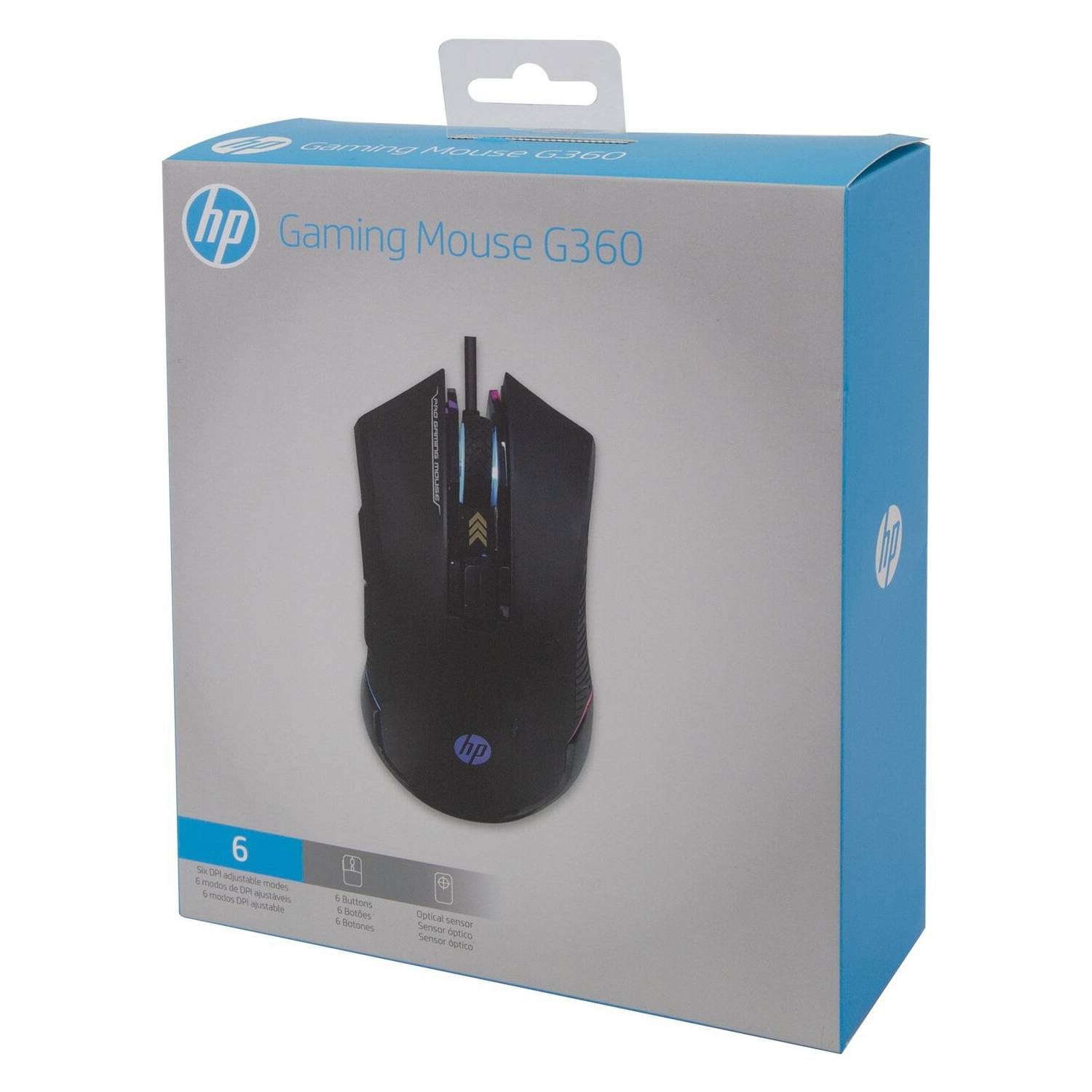 Mouse Gamer Usb Hp G360 Negro – imagen 4