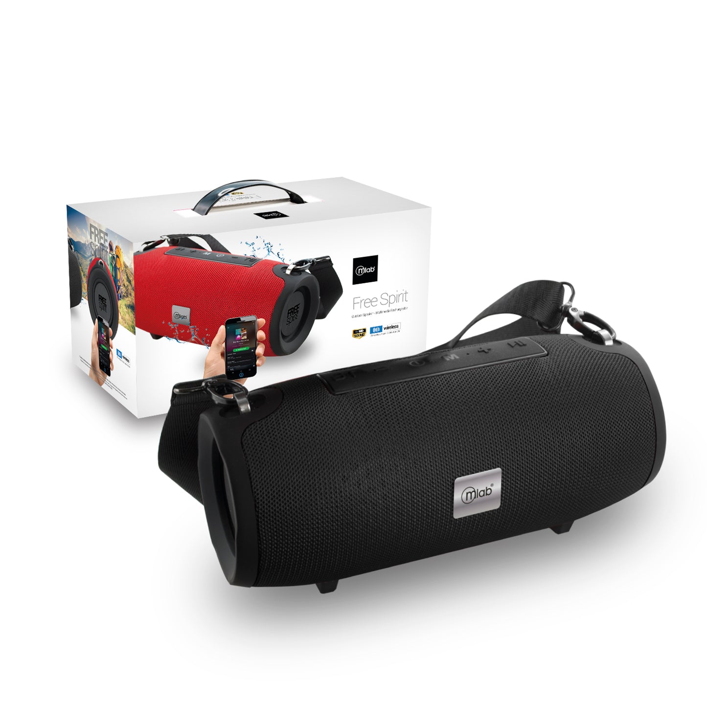 Parlante Bluetooth Microlab FreeSpirit Multimedia Outdoor Mod 8316 Negro – imagen 3
