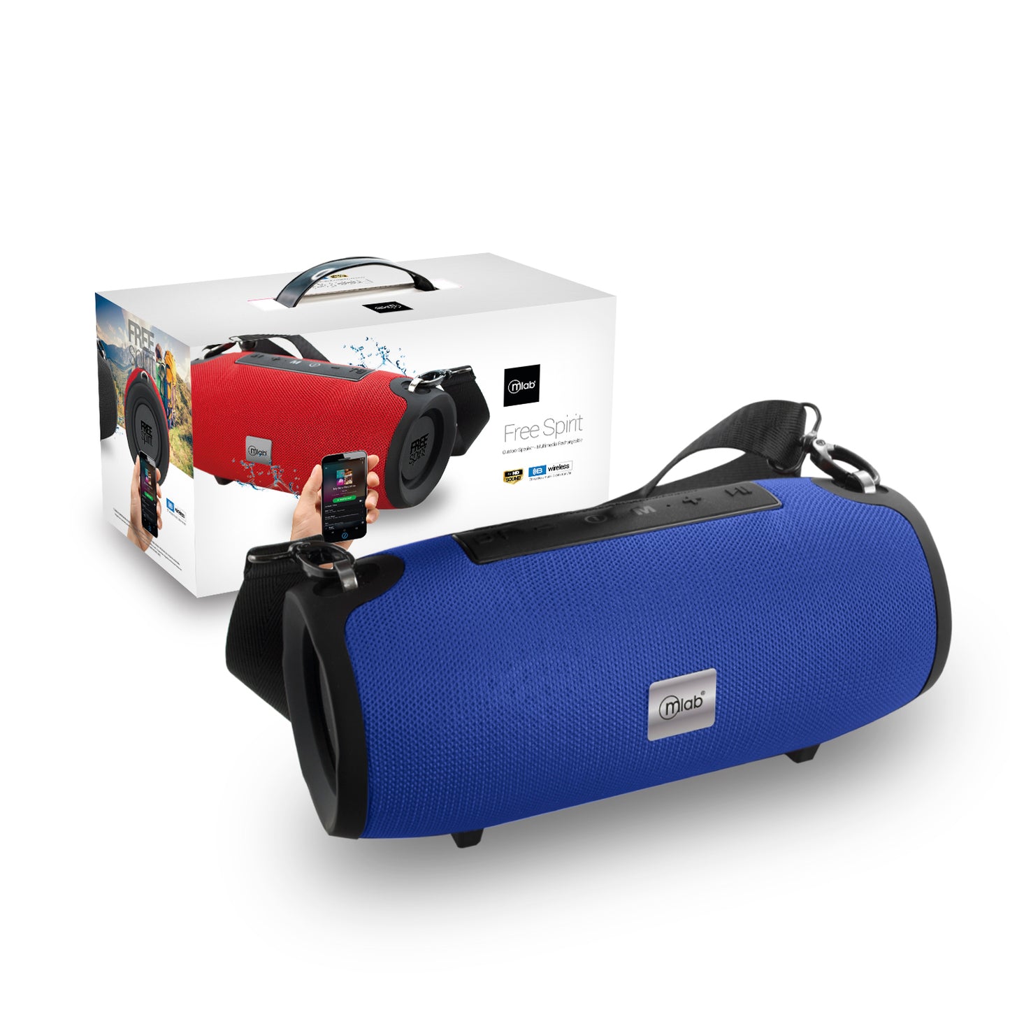 Parlante Bluetooth Microlab FreeSpirit Multimedia Outdoor Mod 8318 Azul – imagen 2