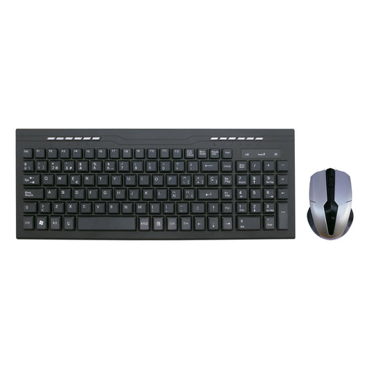 Kit Teclado Y Mouse Inalámbrico Microlab Slim 8500x Mod 8335 Negro