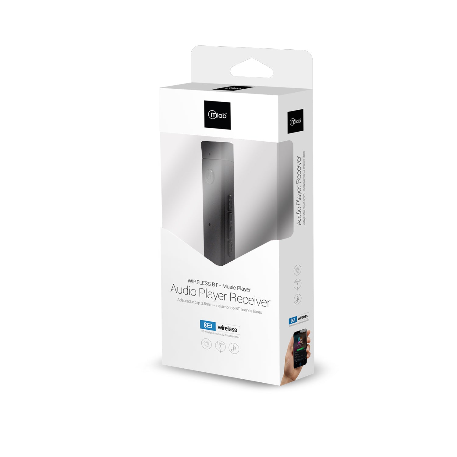Adaptador Clip 3.5mm Audifonos Inalámbrico Bluetooth Microlab – imagen 5