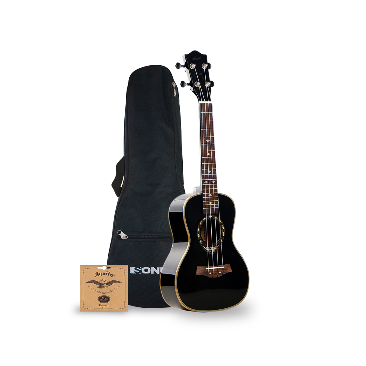 Ukelele Tenor Sonun 26 Con Funda Negro Mod 8419