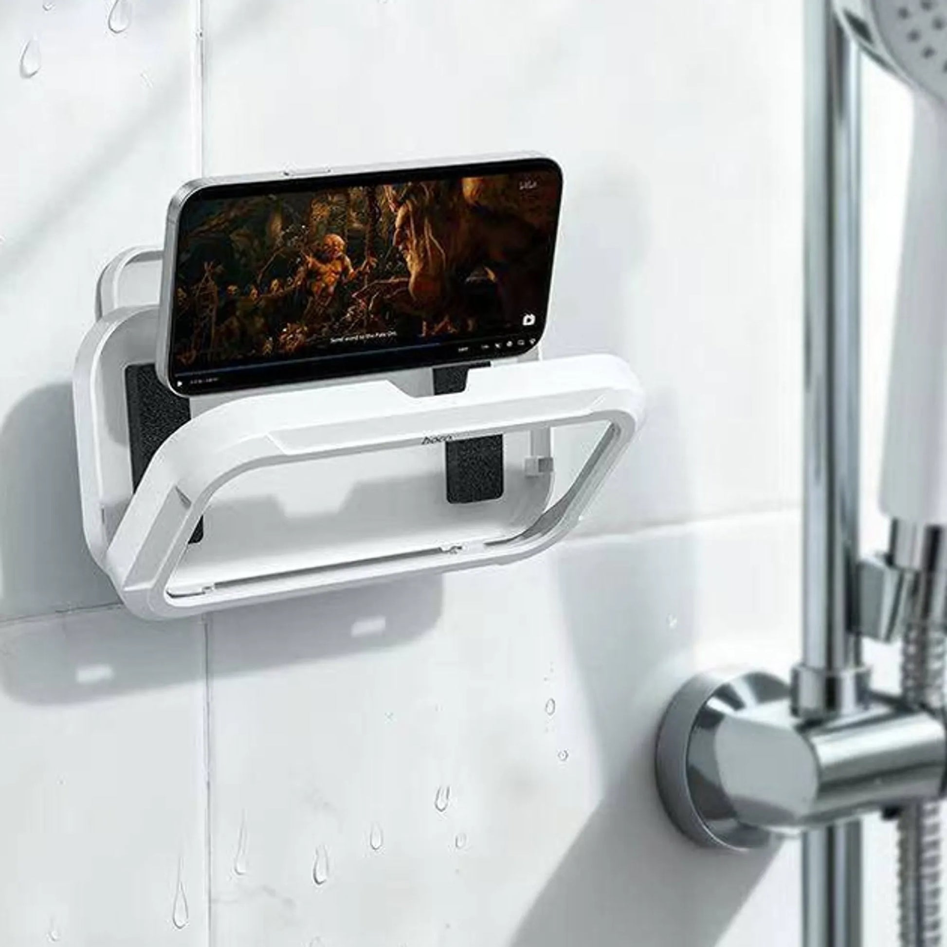 Soporte Impermeable Hoco Hd16 Ducha Cocina Baño Blanco – imagen 2