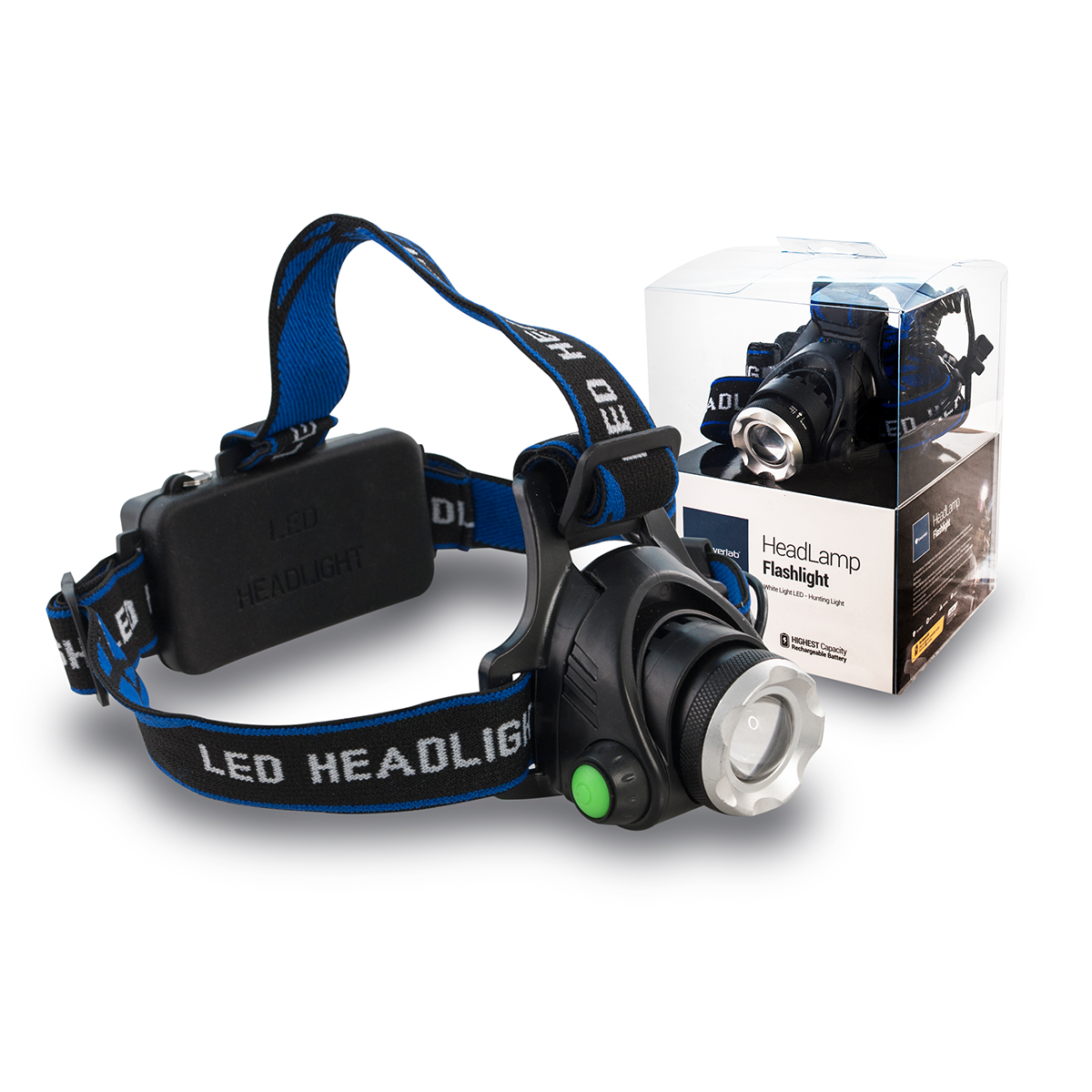Linterna Frontal Cintillo Cabezal Led 1000l 8512 Powerlab