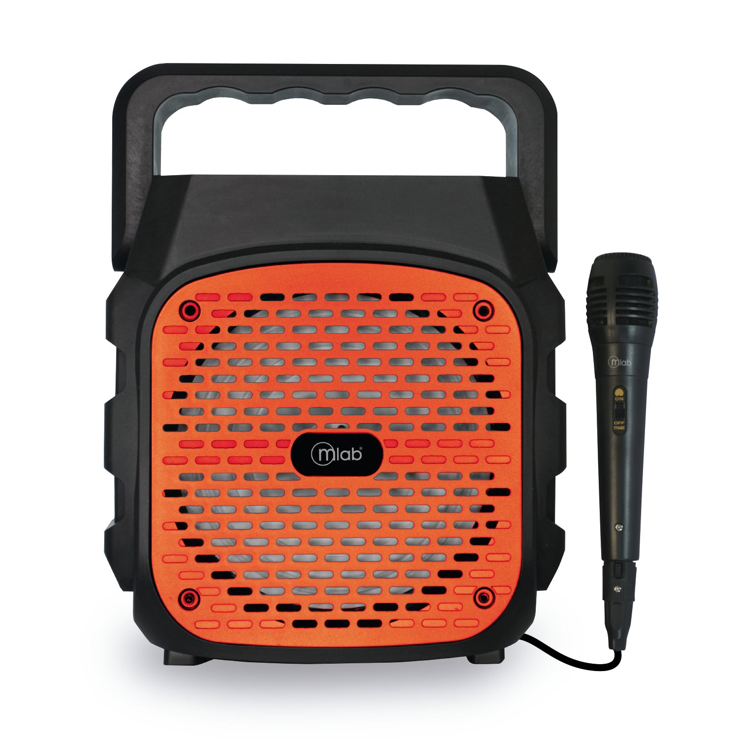 Parlante Karaoke Bluetooth Outdoor Fun + Microfono Rojo