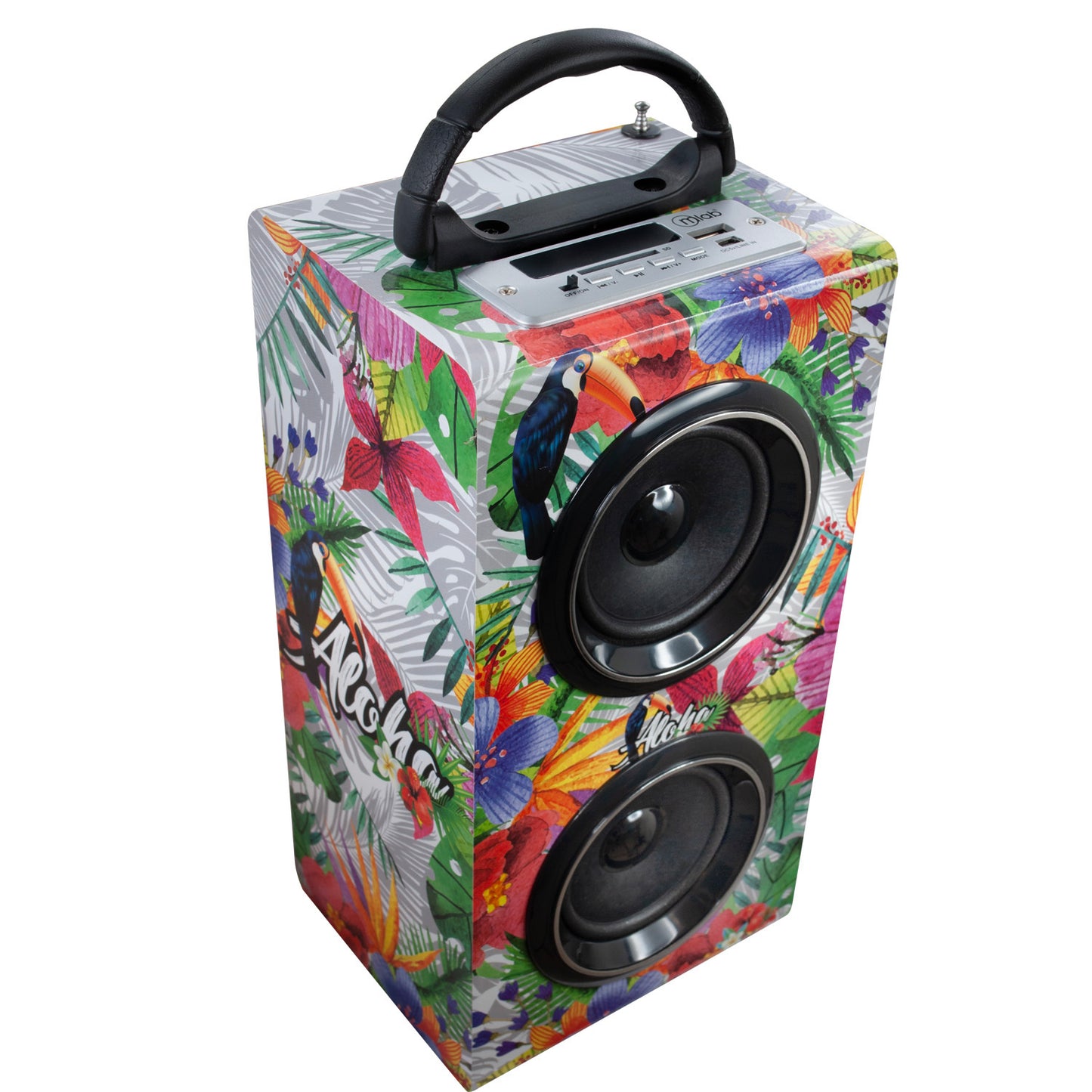 Parlante Bluetooth Microlab Skin Design 20w Aloha – imagen 2
