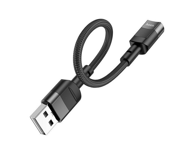 Cable Adaptador Usb a Tipo C Hoco U107 Negro – imagen 2