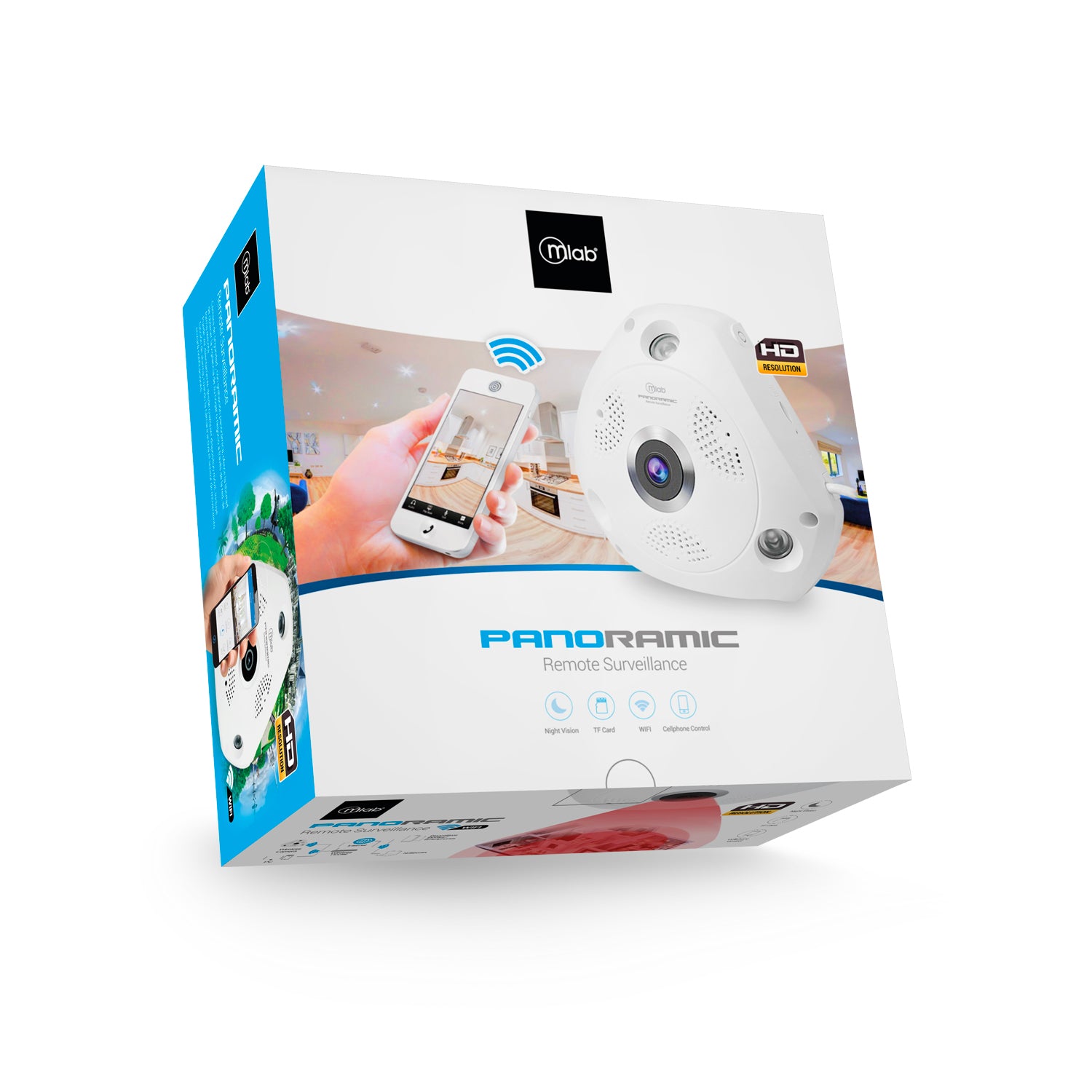 Camara de Seguridad Wifi Panoramic Microlab HD (8697) – imagen 3