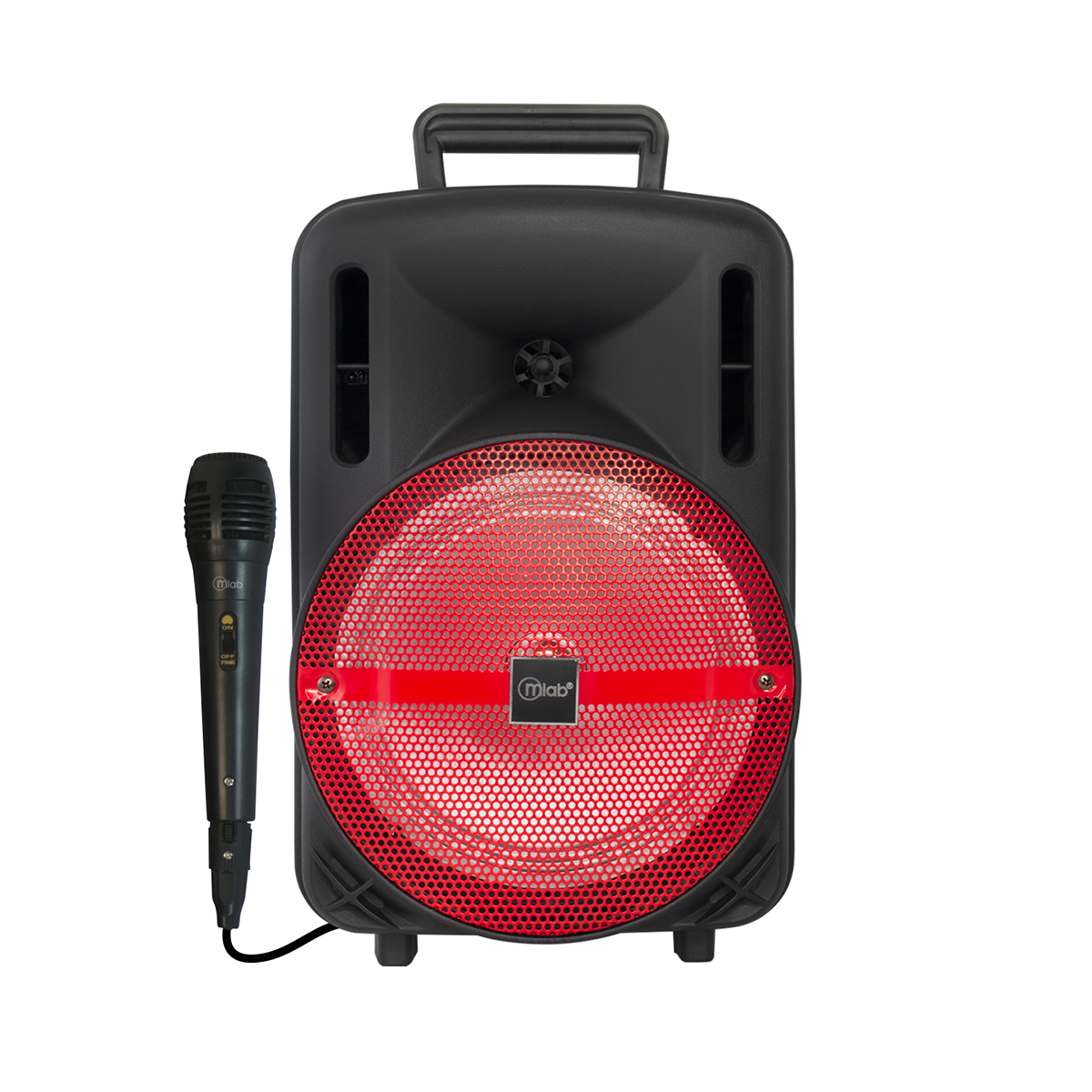 Parlante Bluetooth Karaoke Microlab Street 3 Rojo