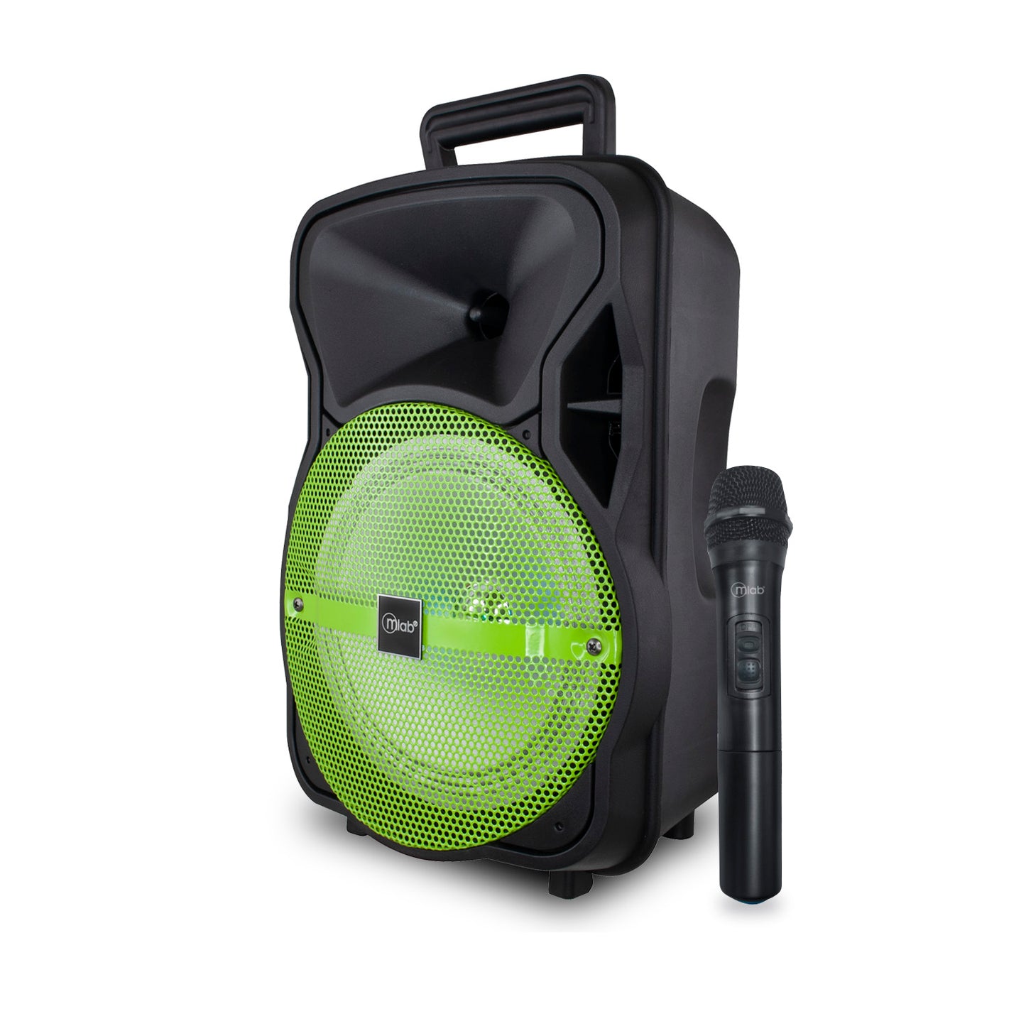 Parlante Bluetooth Karaoke Microlab City Song Mic Inalambrico Amarillo – imagen 4
