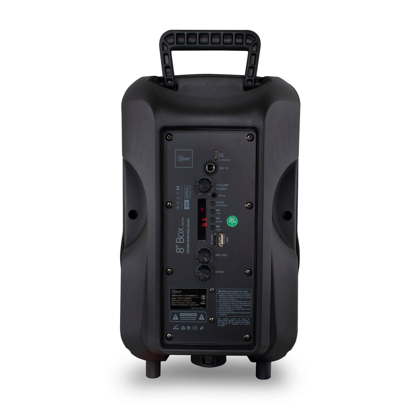 Parlante Bluetooth Karaoke Microlab City Song Mic Inalambrico Naranjo – imagen 3