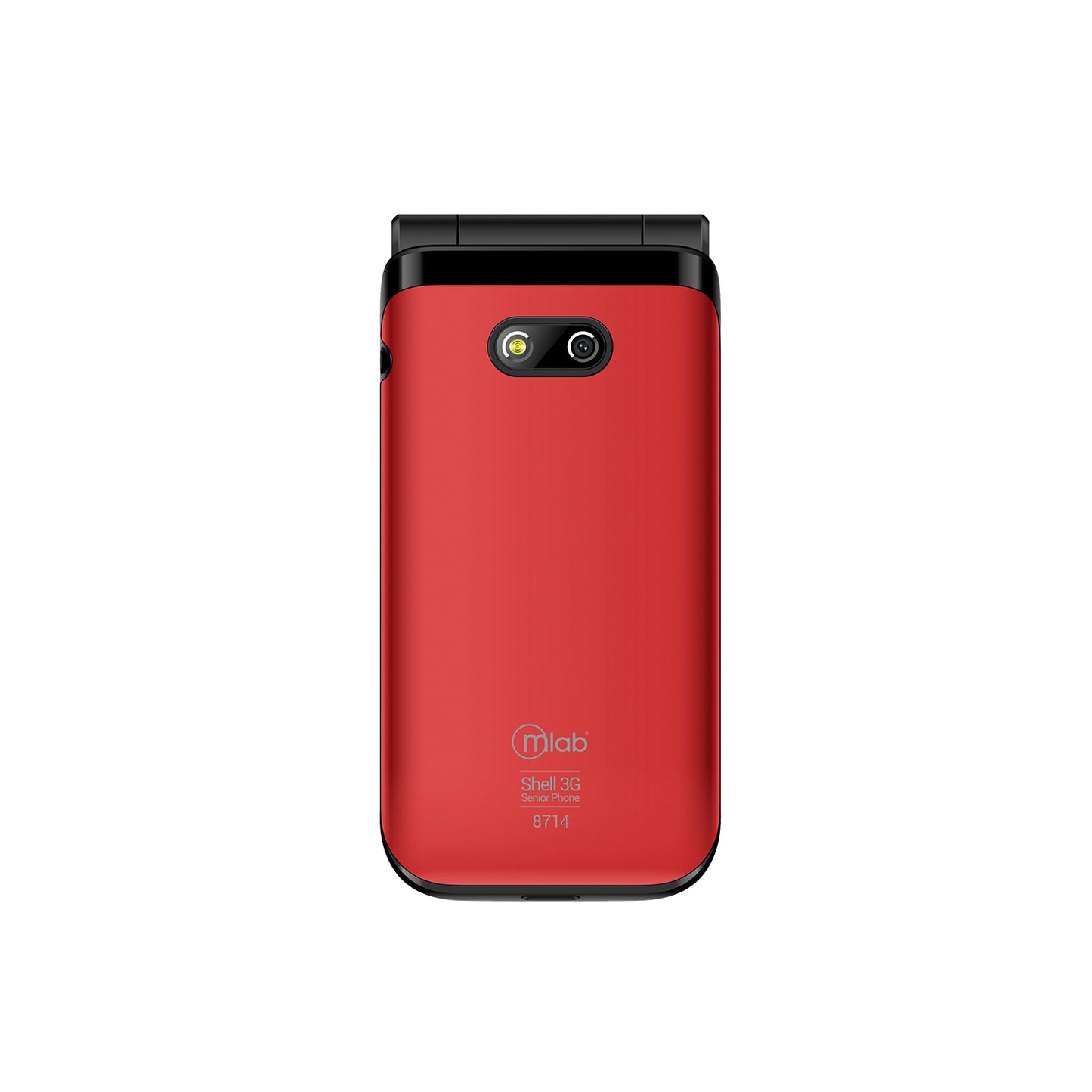 Celular Senior Adulto Mayor Microlab Shell 3G Rojo – imagen 2