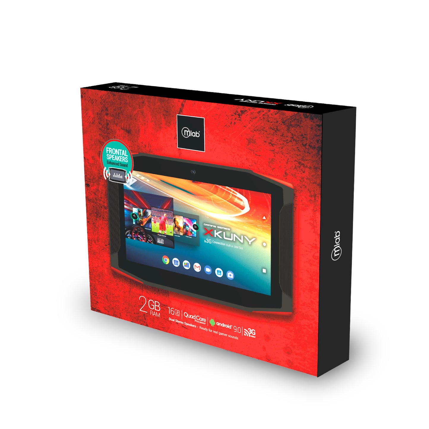 Tablet Gamer Fatality 7 Quadcore 16 Gb Wifi 3G Negro – imagen 4