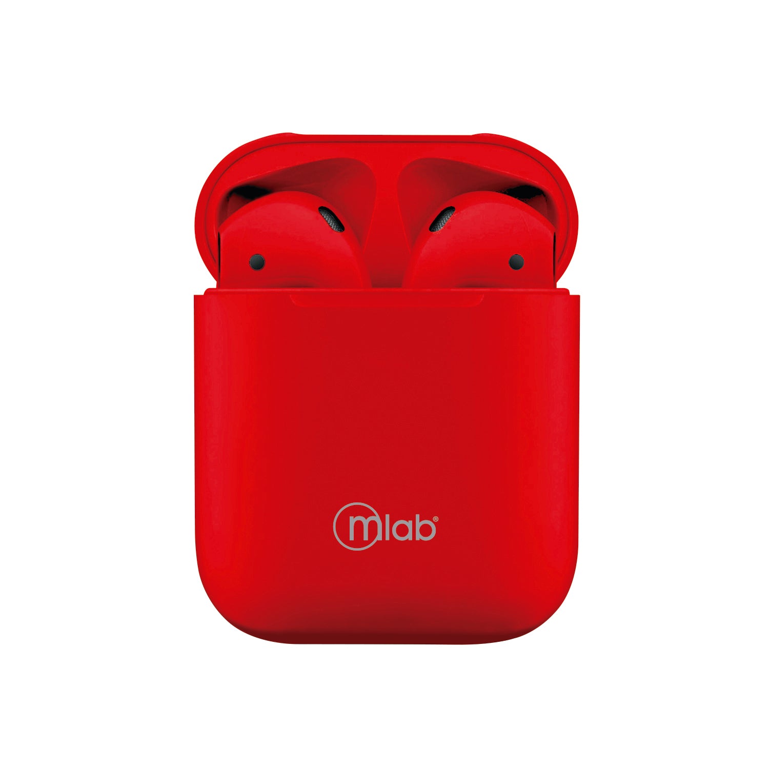 Audifonos Bluetooth Fully Touch y Carga Inalámbrica Microlab Rojo – imagen 4