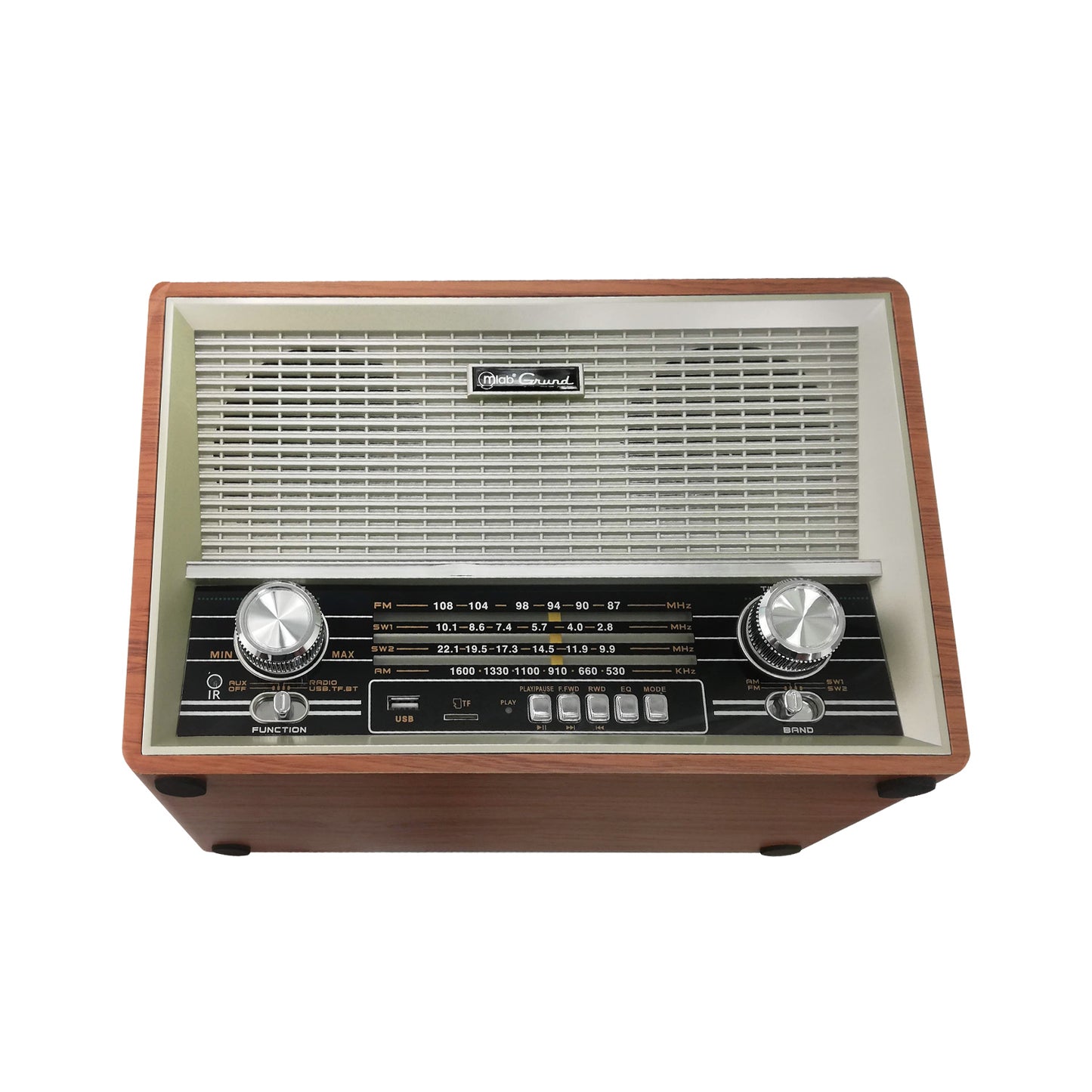 Radio Grund Vintage 1940's - panel de controles