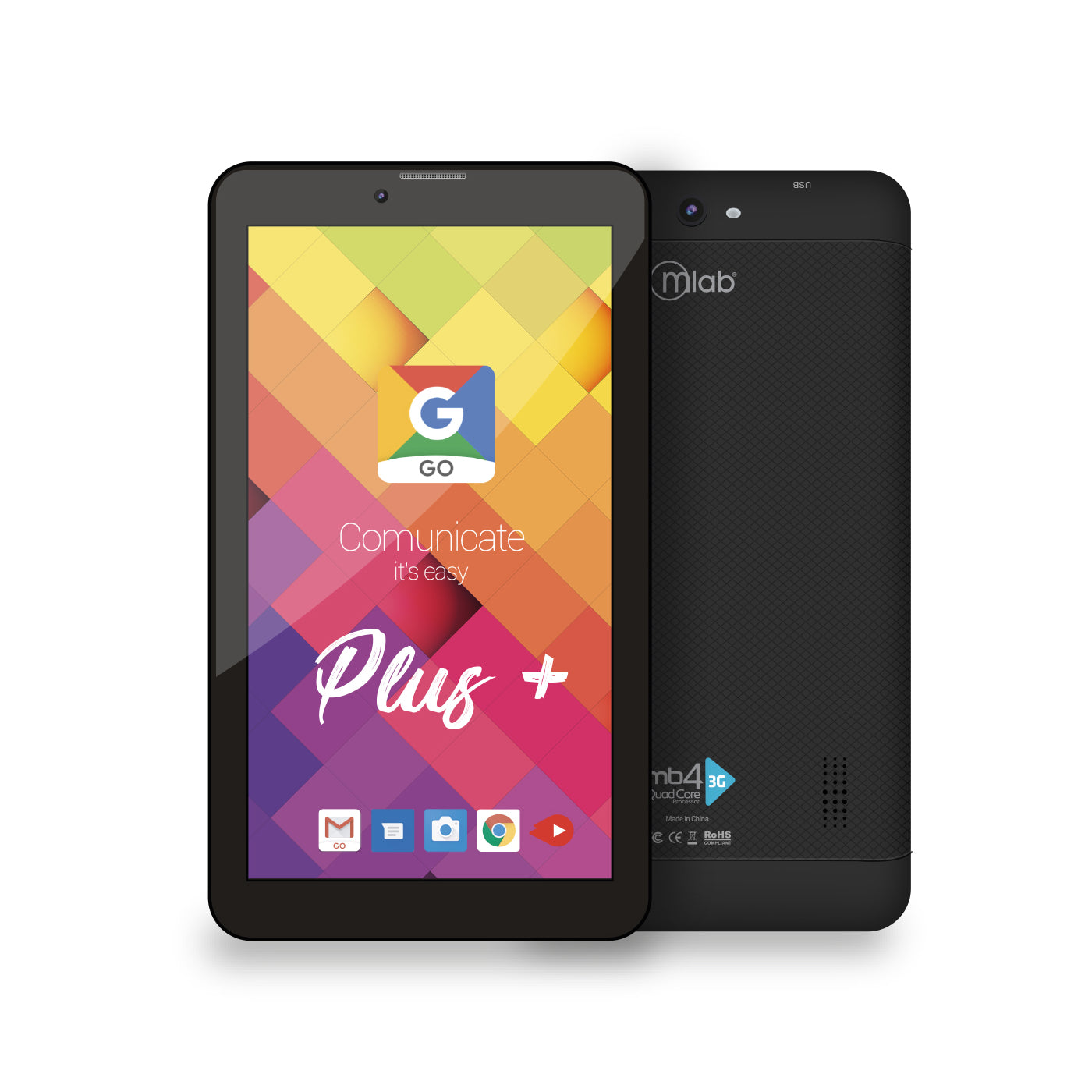 Microlab Tablet 7 Mb4 Quad Core 16 Gb Wifi + 3g Negro – imagen 2