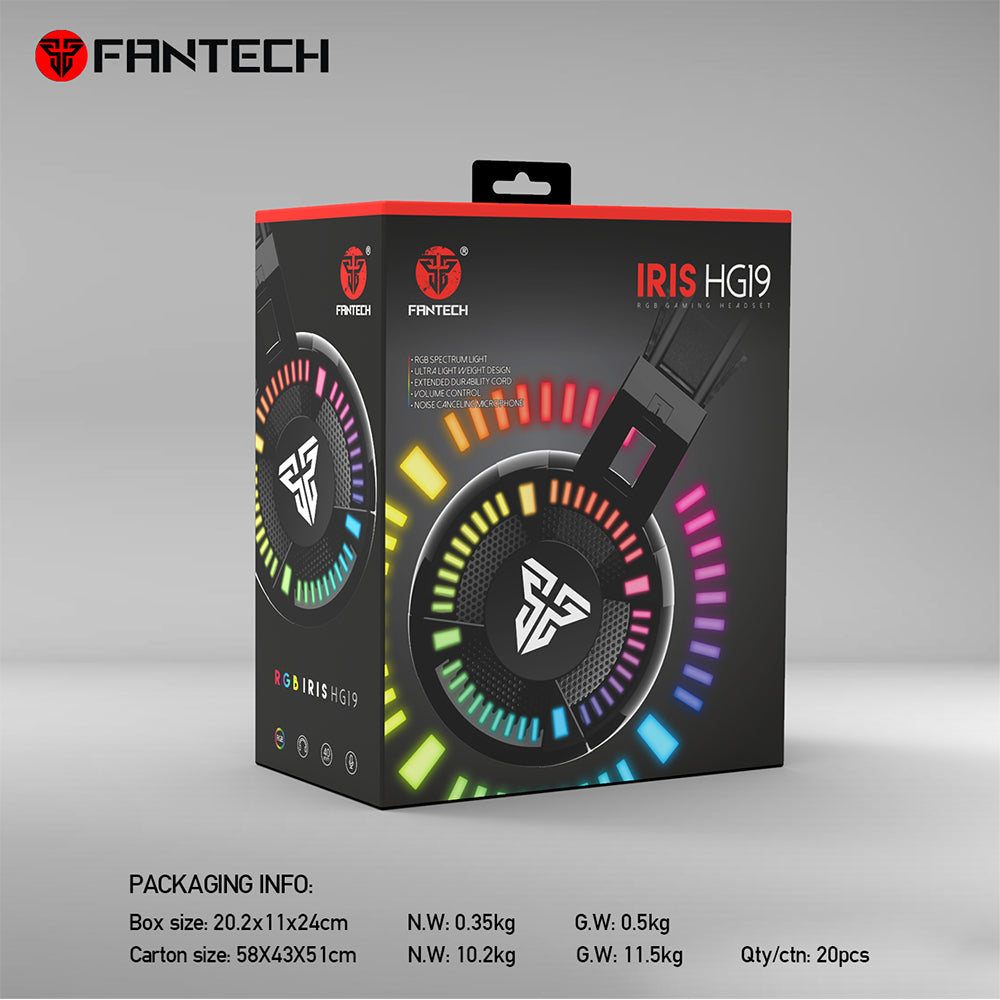 Audifono Gamer Fantech Hg19 Iris Rgb – imagen 7