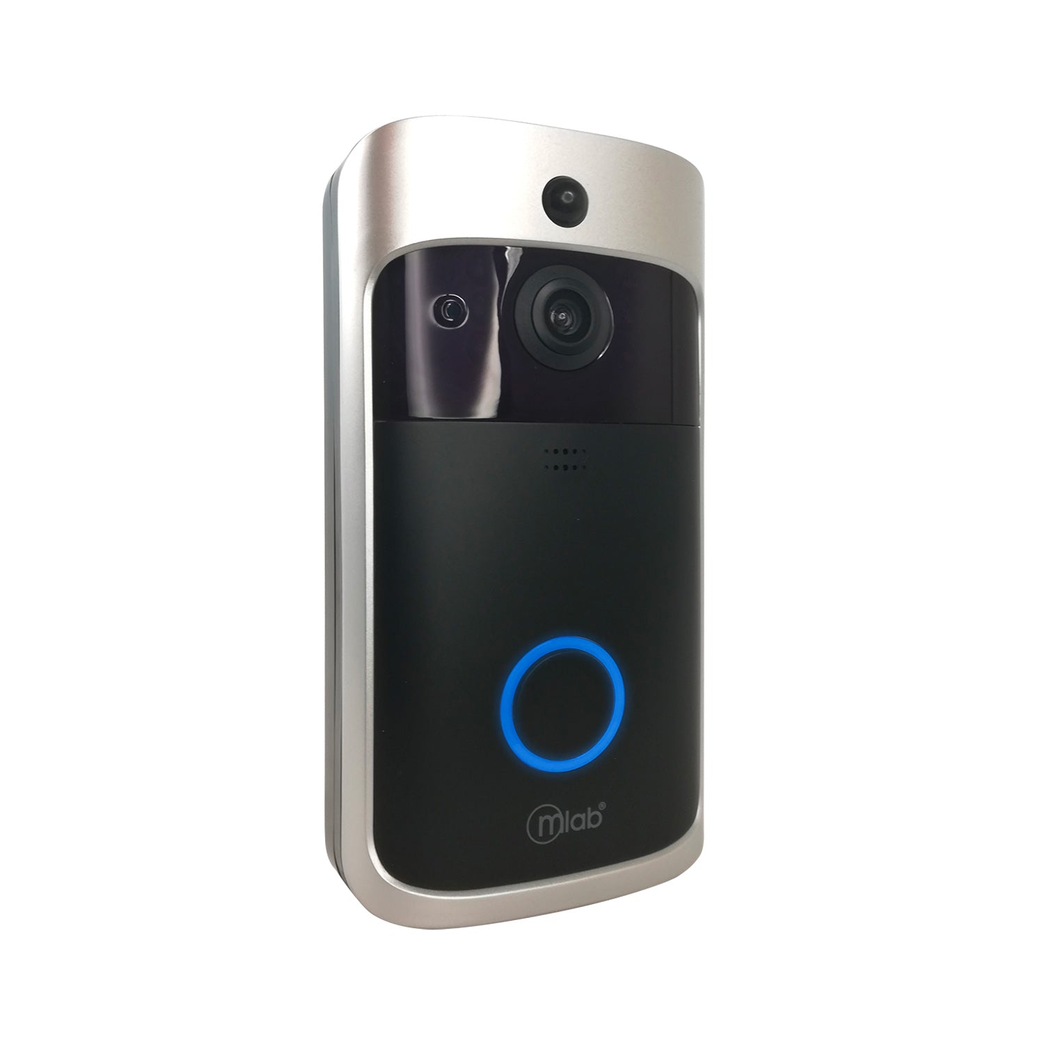 Cámara Wifi Video Portero Con Sensor Microlab Gris – imagen 2