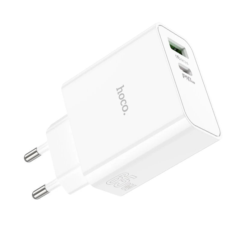 Cargador Hoco C113a 65w Carga Rapida Blanco – imagen 4
