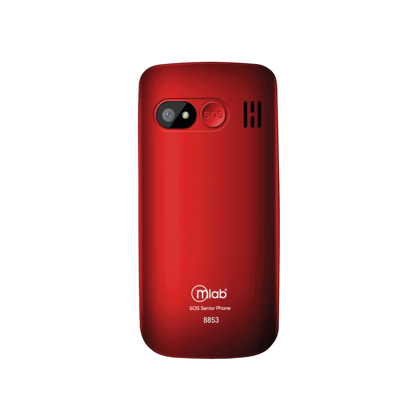 Celular Senior Adulto Mayor Almeja 3G Microlab Rojo – imagen 4