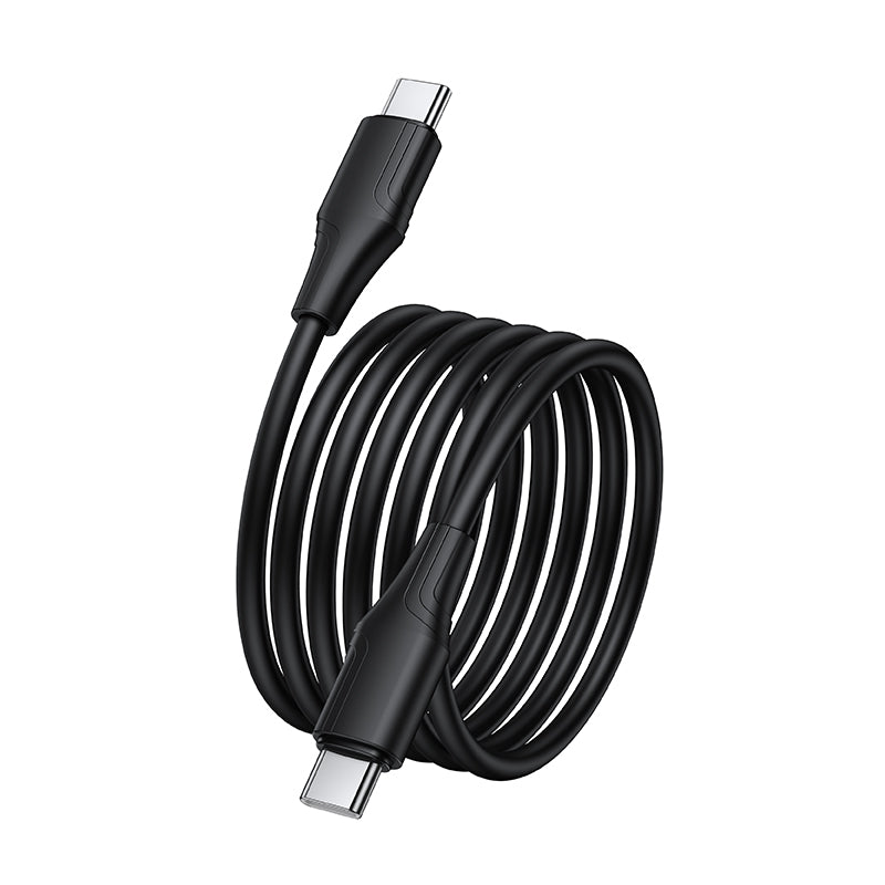 Cable Tipo C a Tipo C 60w Hoco X124 1 Metro Negro – imagen 2
