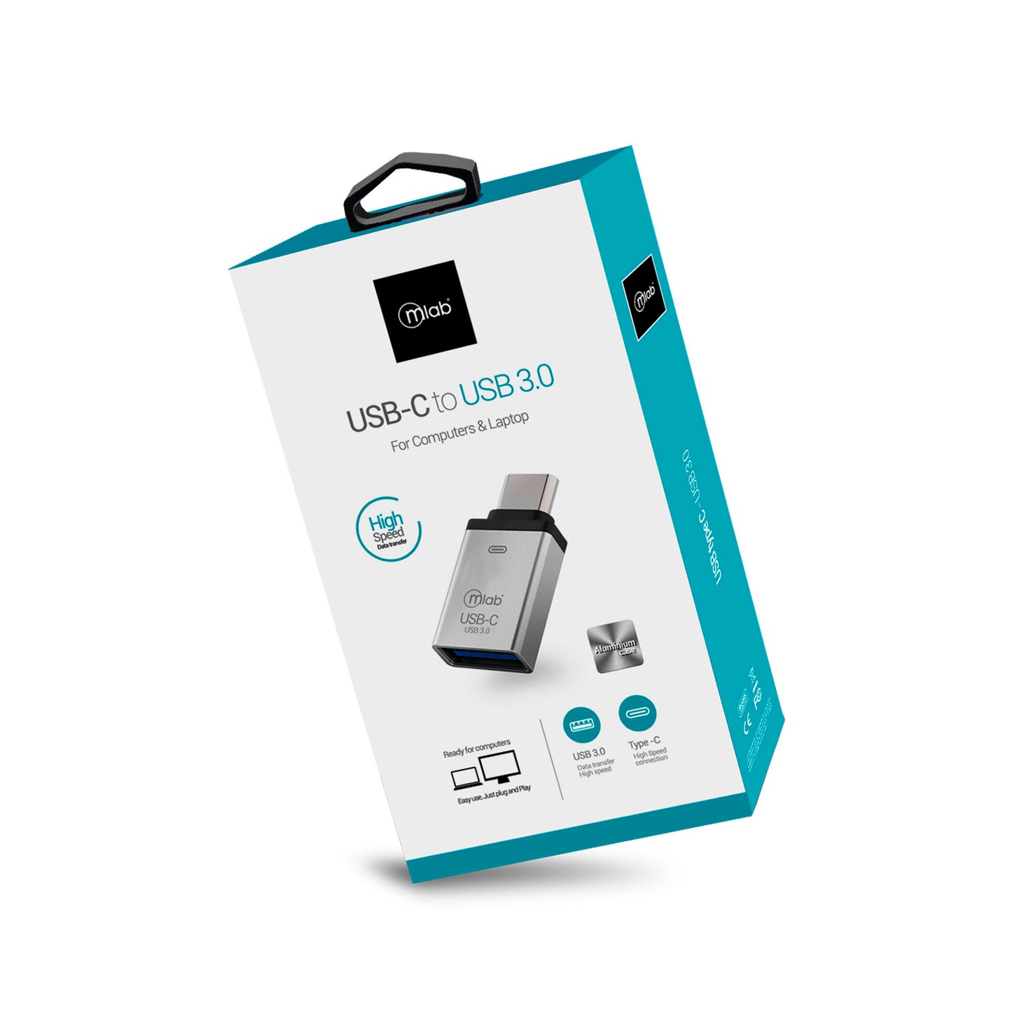 Adaptador Hub Usb Tipo C a Usb 3.0 Microlab – imagen 2