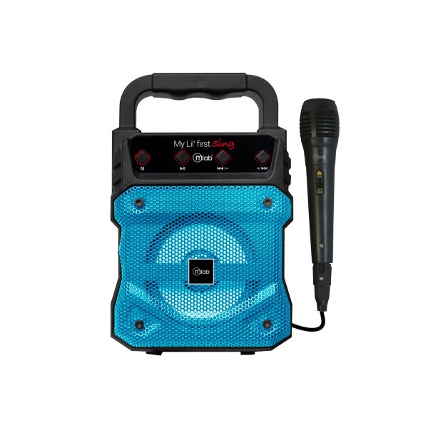 Parlante Bluetooth Microlab Karaoke Lil Tws Azul – imagen 2