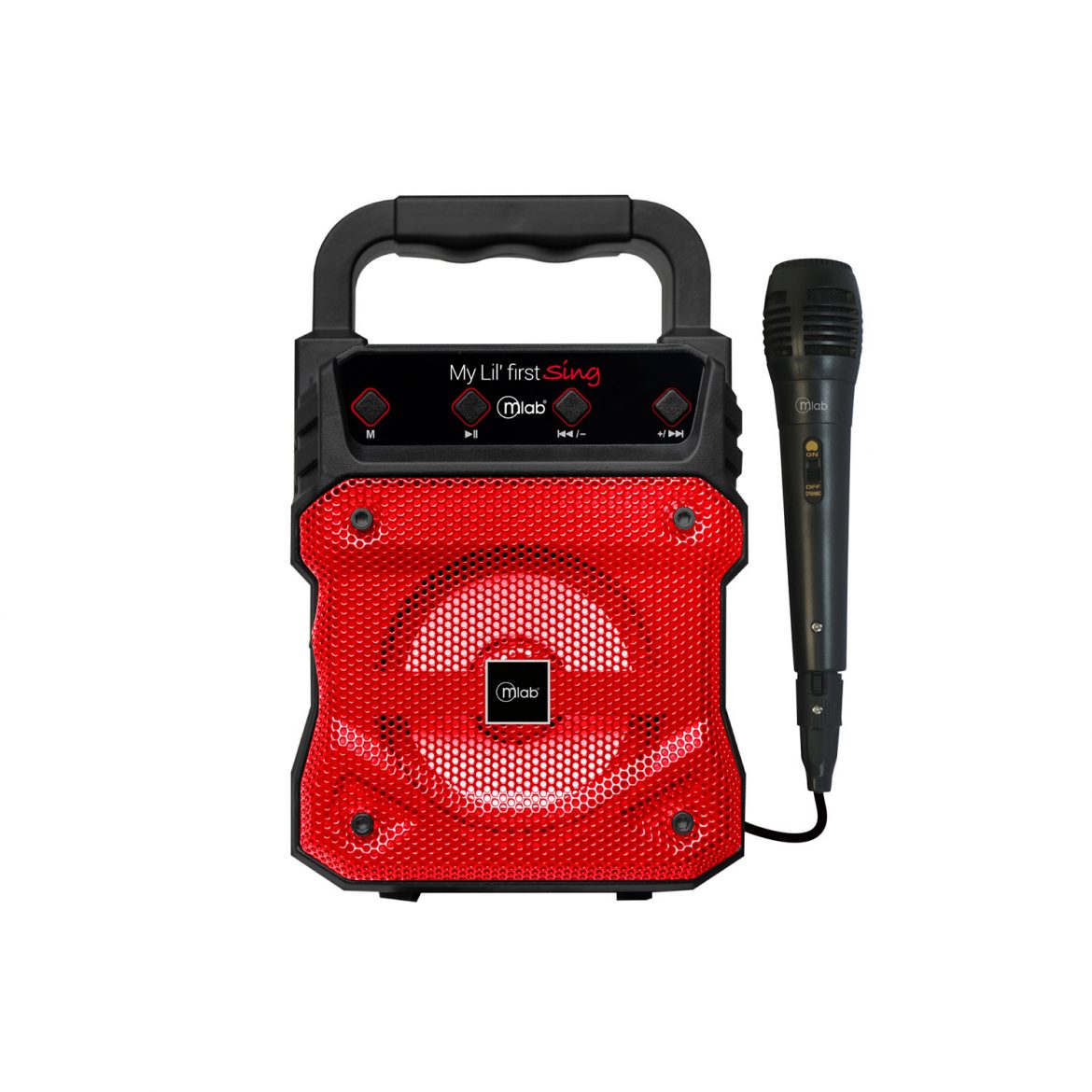 Parlante Bluetooth Microlab Karaoke Lil Tws Rojo – imagen 2