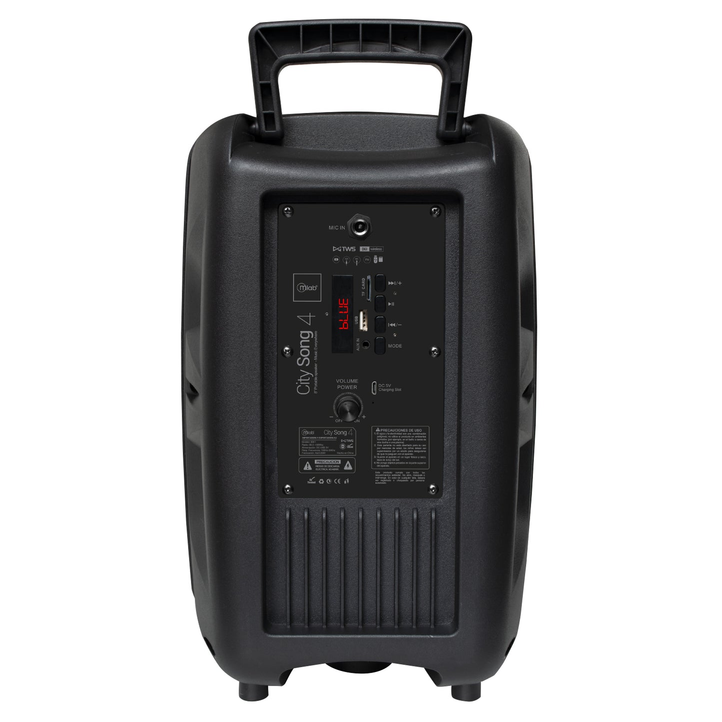 Parlante Bluetooth Karaoke Microlab City Song 4 8901 Inalambrico – imagen 2