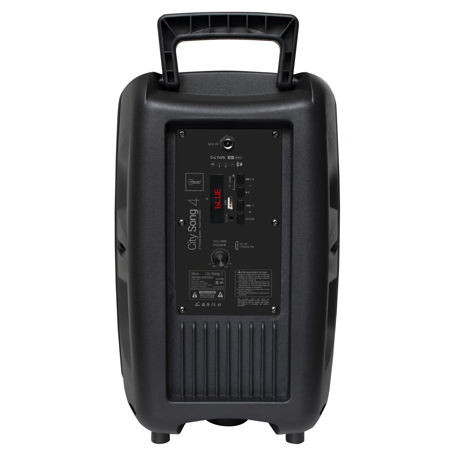 Parlante Bluetooth Karaoke Microlab City Song 4 8901 Inalambrico – imagen 2
