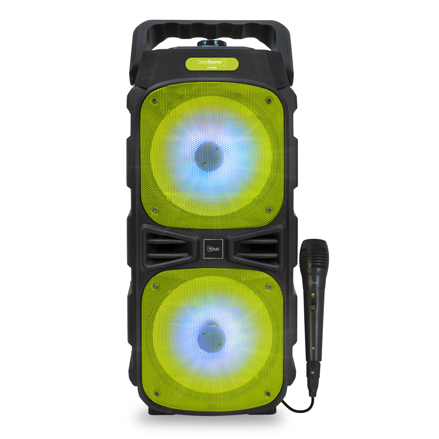 Parlante Bluetooth Karaoke Microlab Deep Bounce 2 Verde – imagen 5