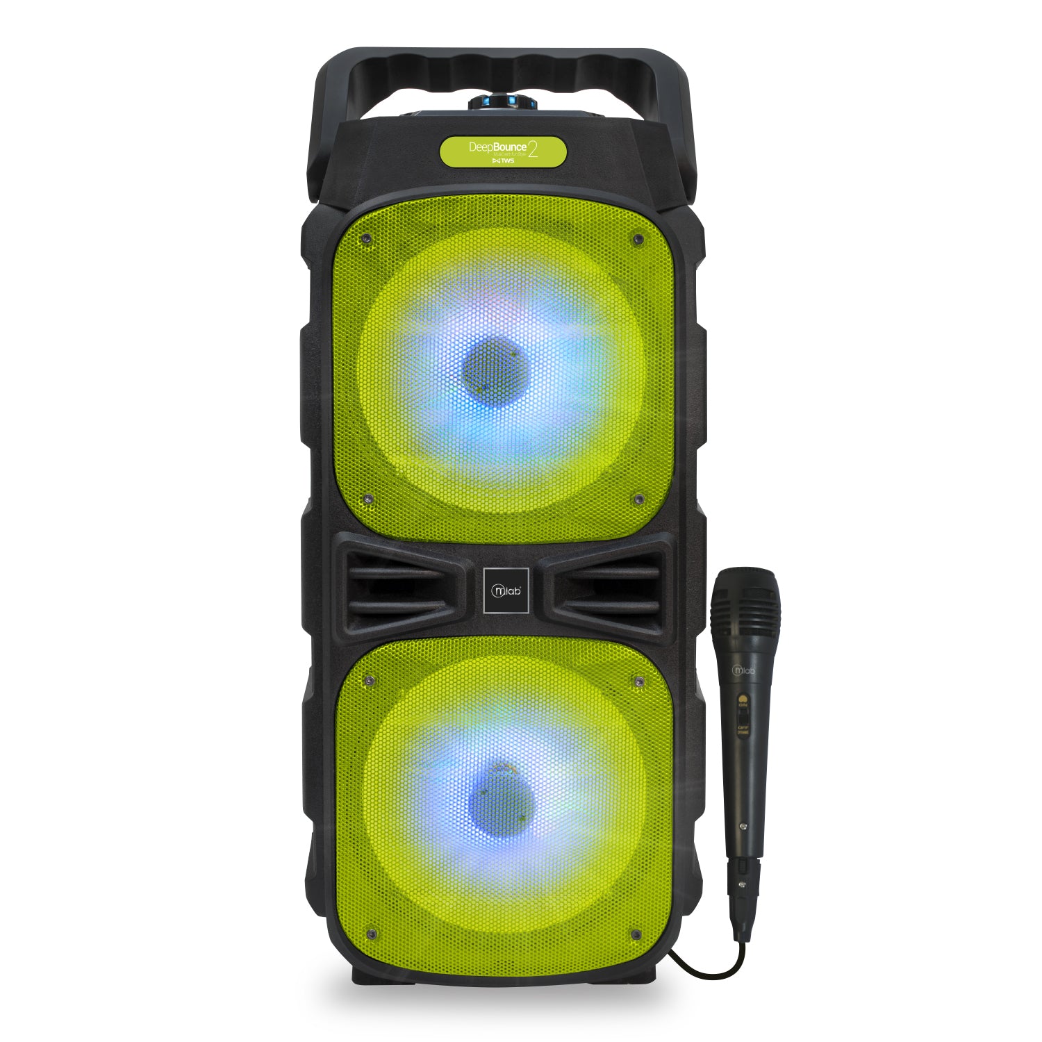 Parlante Bluetooth Karaoke Microlab Deep Bounce 2 Verde – imagen 5