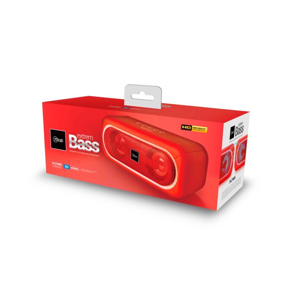 Parlante Bluetooth Microlab Extrem Bass Tws Rojo – imagen 4