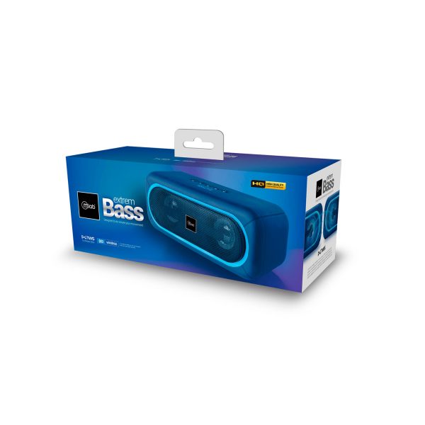Parlante Bluetooth Microlab Extrem Bass Tws Azul – imagen 4