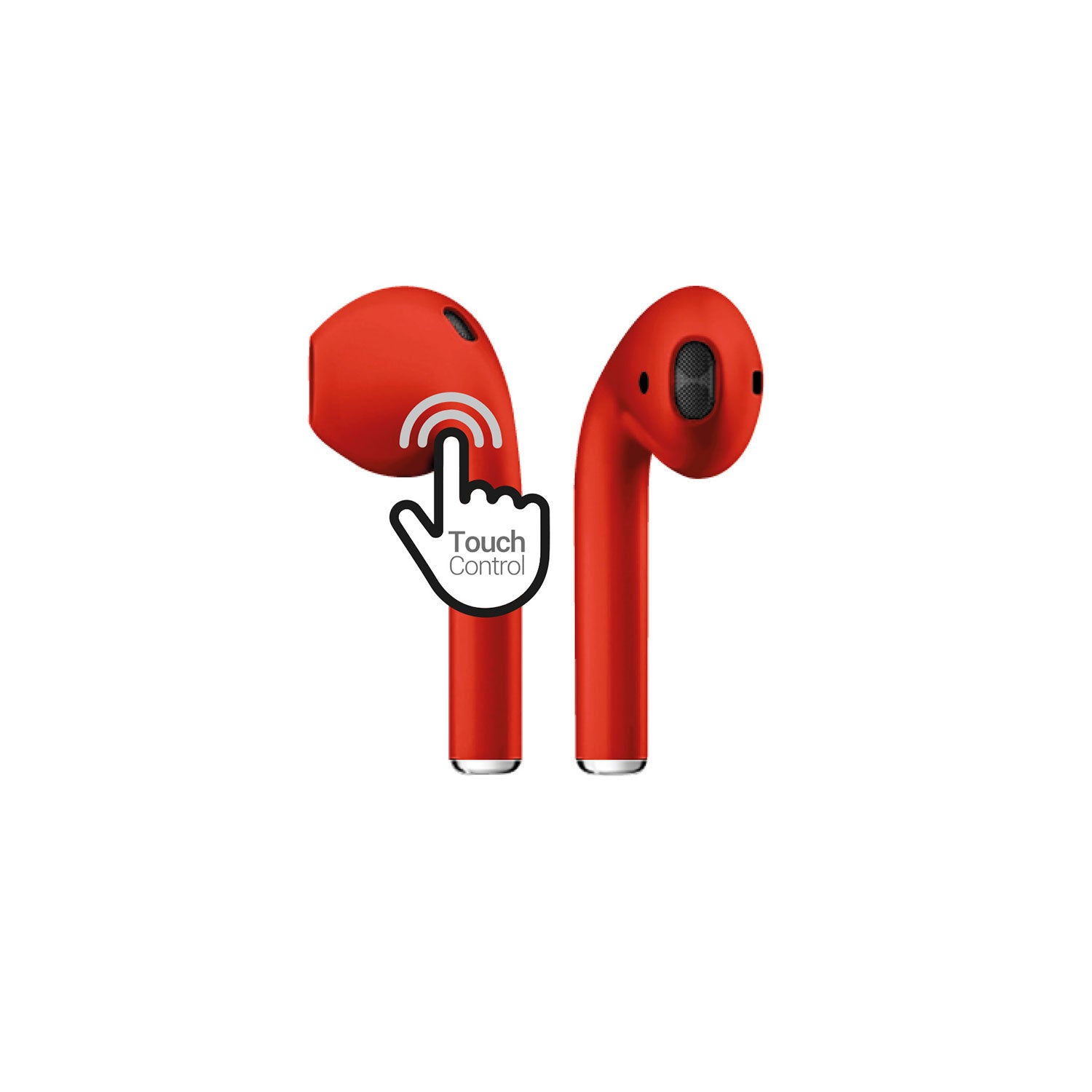 Audifonos Bluetooth Just Fly Touch Microlab Rojo