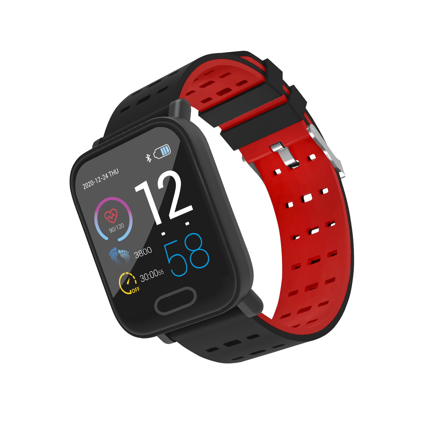 Reloj Smartwatch Microlab Isport Space Rojo – imagen 2