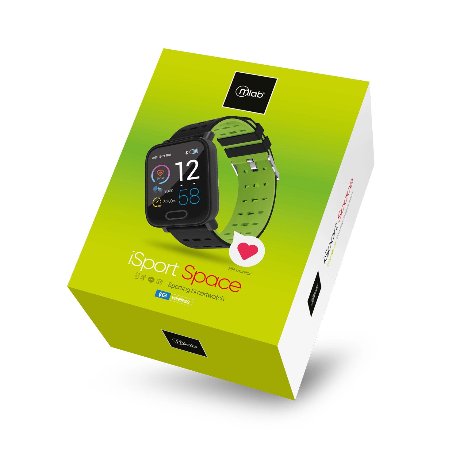 Reloj Smartwatch Microlab Isport Space Verde – imagen 2