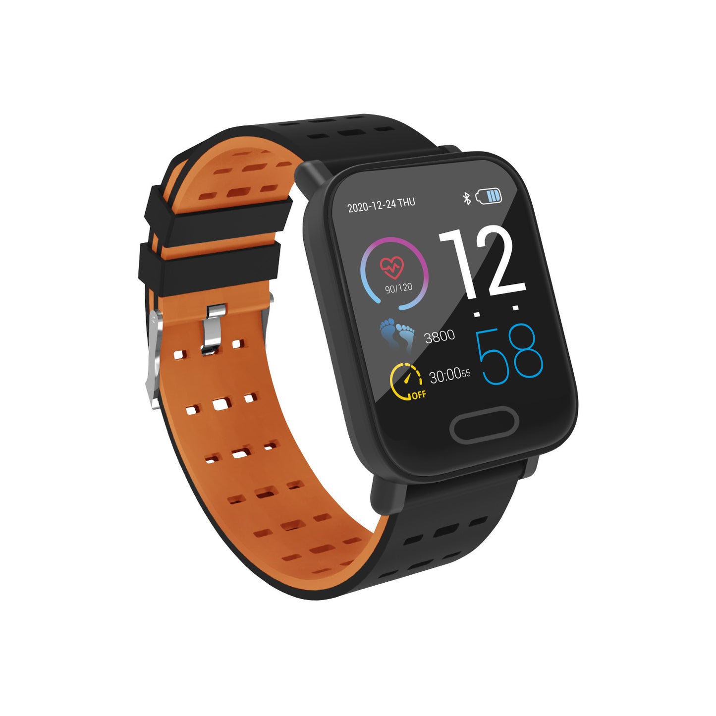Reloj Smartwatch Microlab Isport Space Naranjo