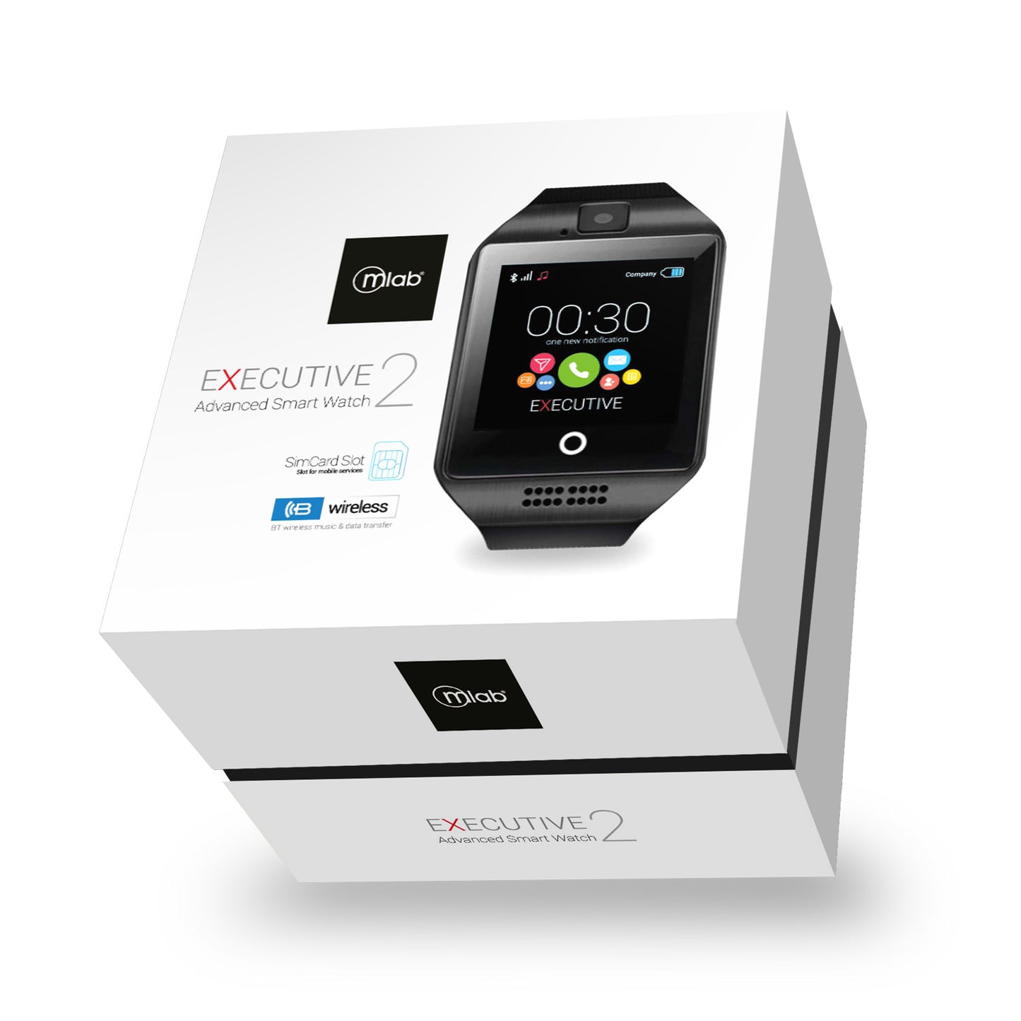 Reloj Smartwatch Microlab Executive 2 Negro – imagen 2