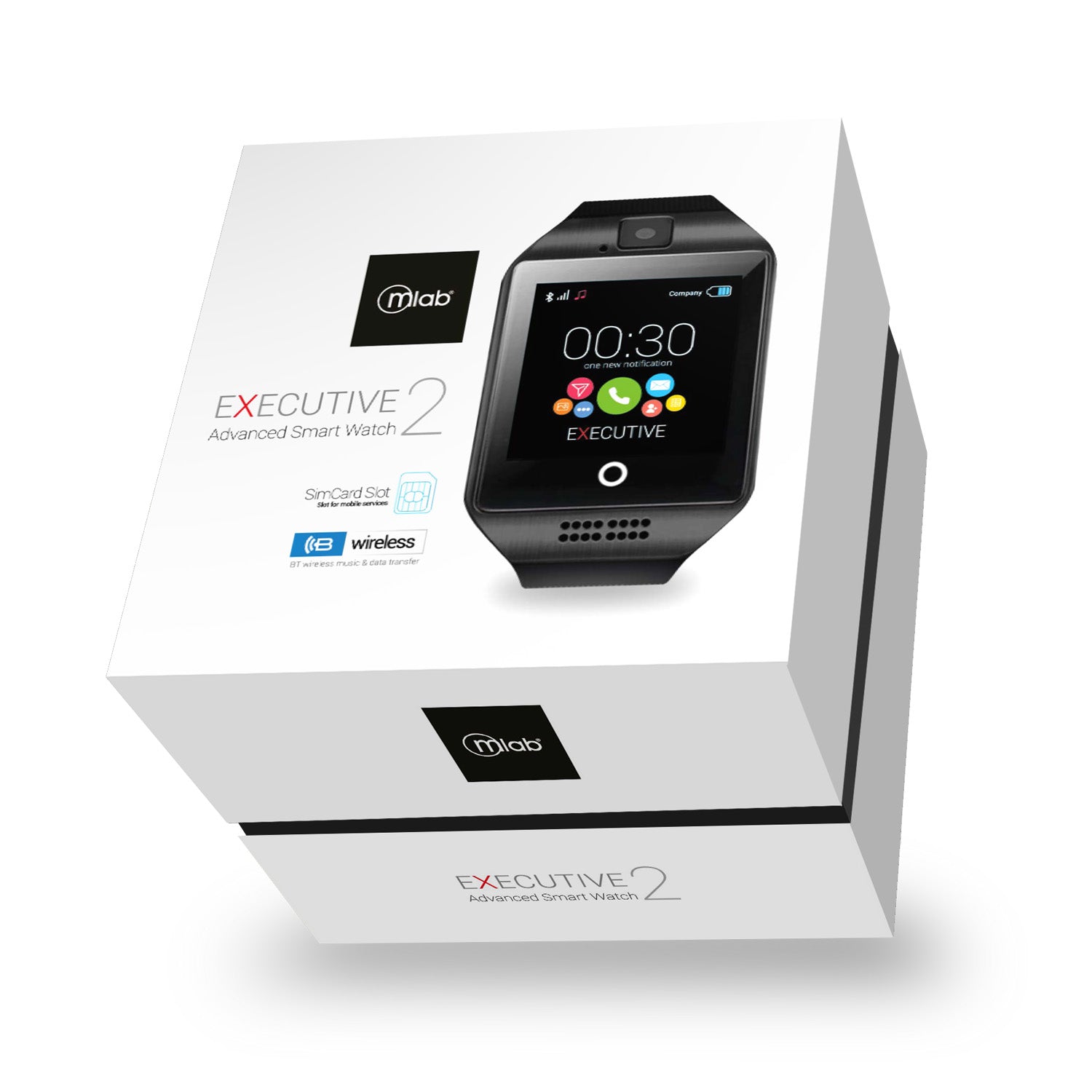 Reloj Smartwatch Microlab Executive 2 Negro – imagen 2