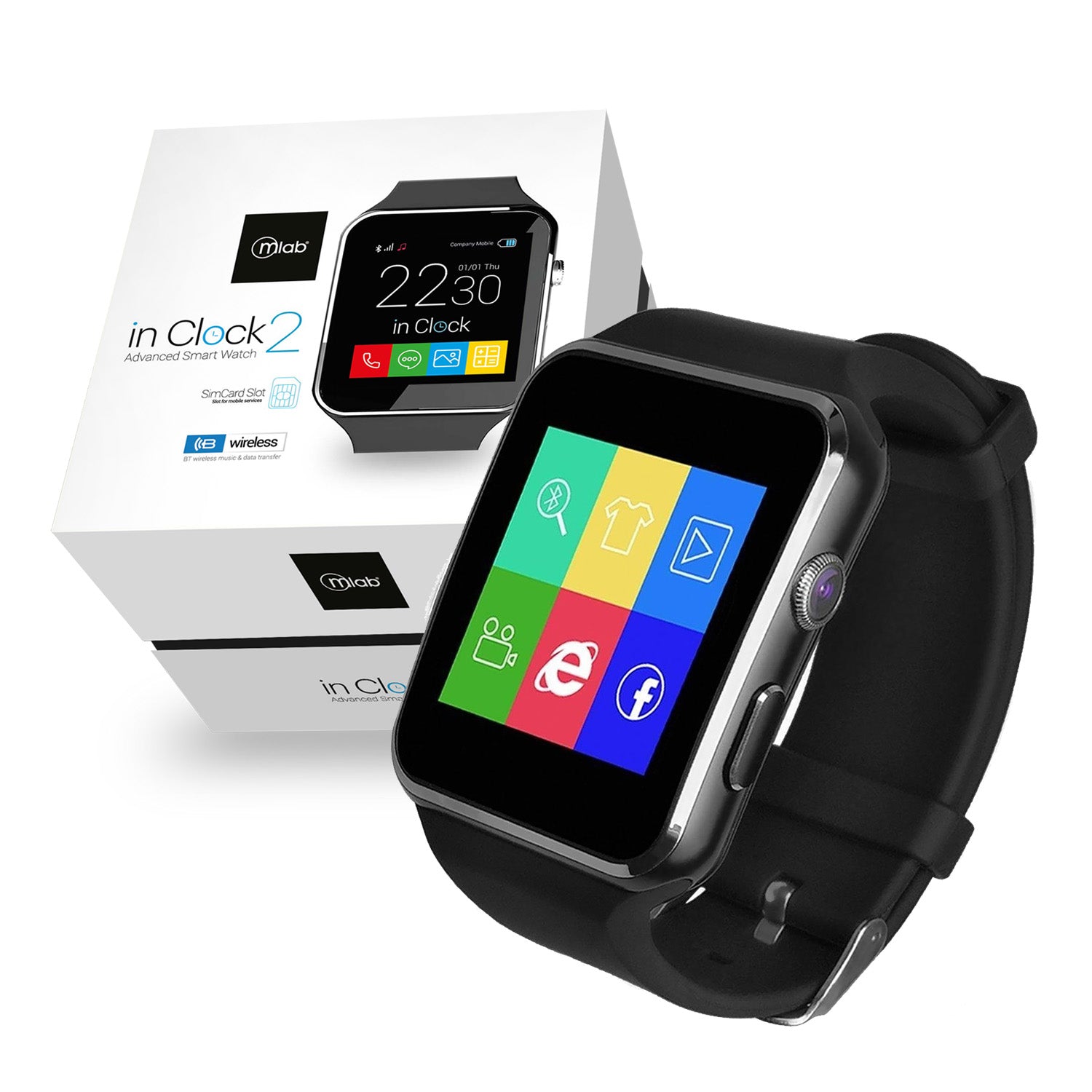 Reloj Smartwatch Microlab In Clock 2 Negro – imagen 4