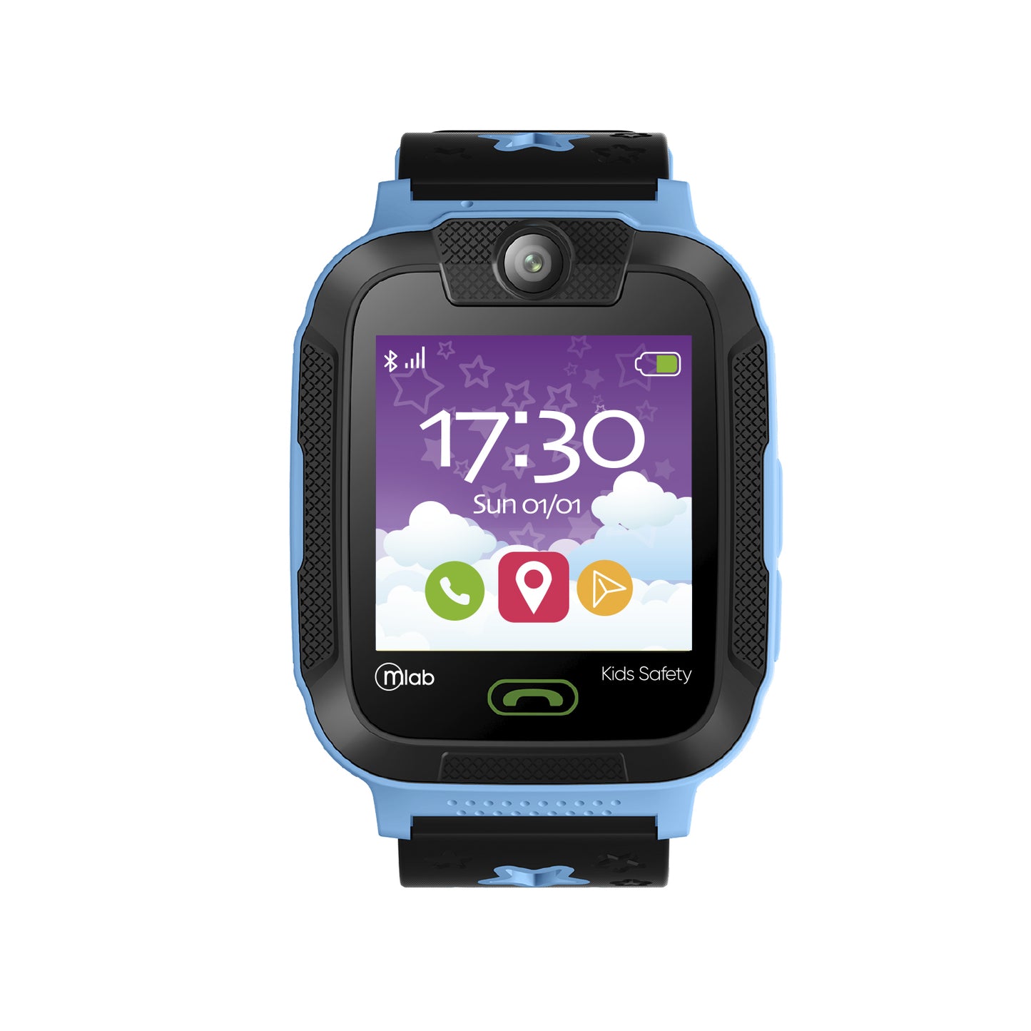 Reloj Smartwatch Para Niños Camara Sos Gps Microlab Azul – imagen 6