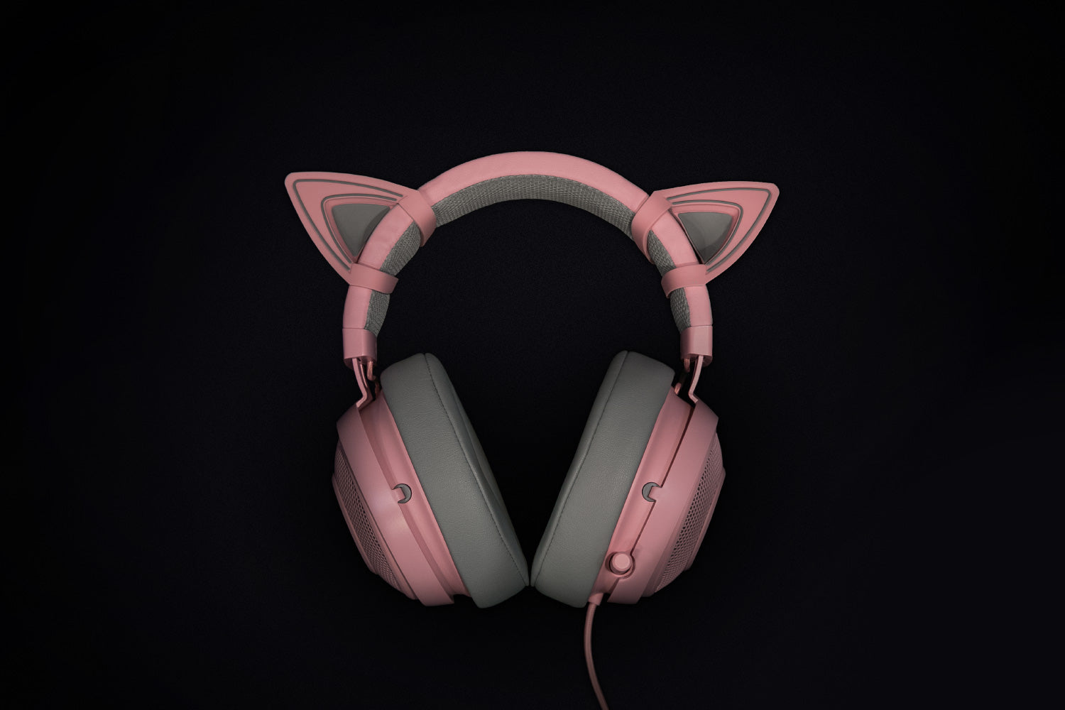 Kitty Ears Orejas Para Auriculares Razer Kraken Rosado – imagen 2