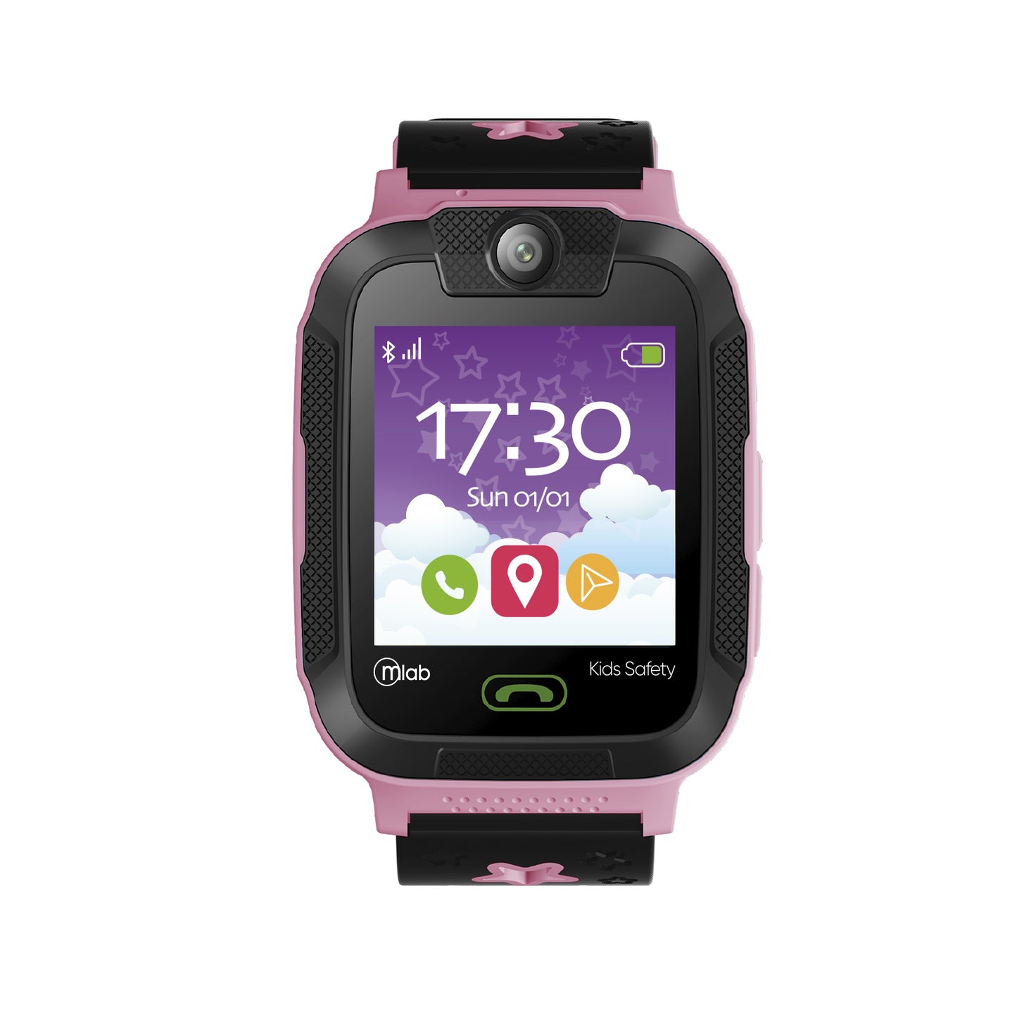 Reloj Smartwatch Para Niños Camara Sos Gps Microlab Rosado – imagen 3