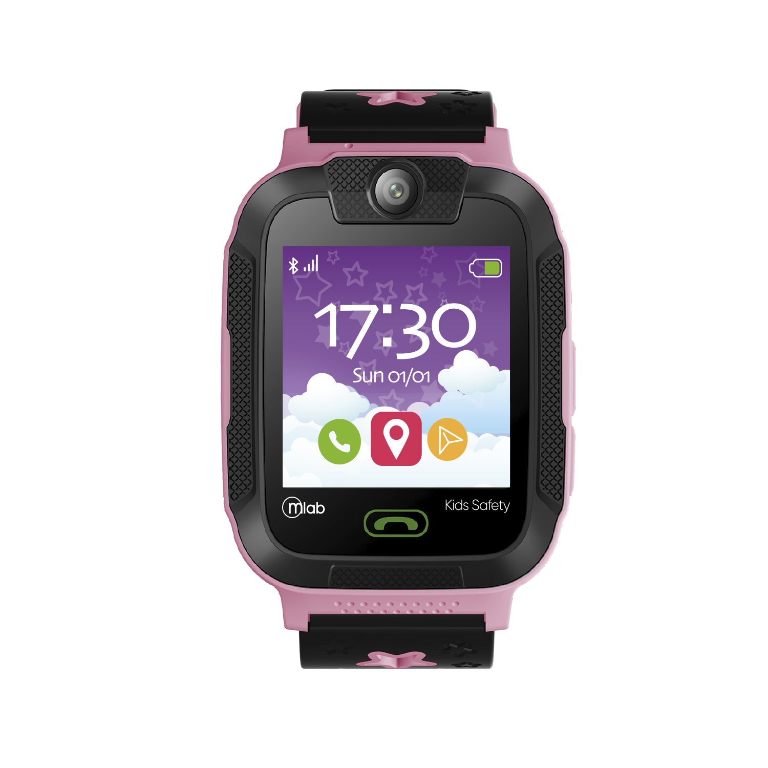 Reloj Smartwatch Para Niños Camara Sos Gps Microlab Rosado – imagen 3
