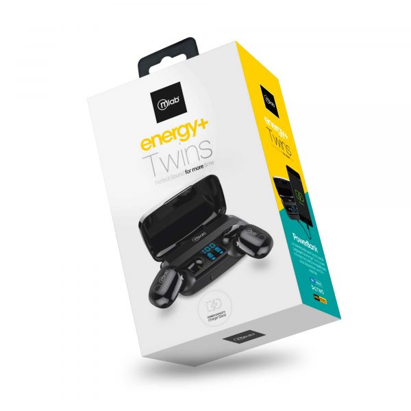 Audifonos Bluetooth Energy+ Twins Funcion Powerbank Microlab – imagen 3